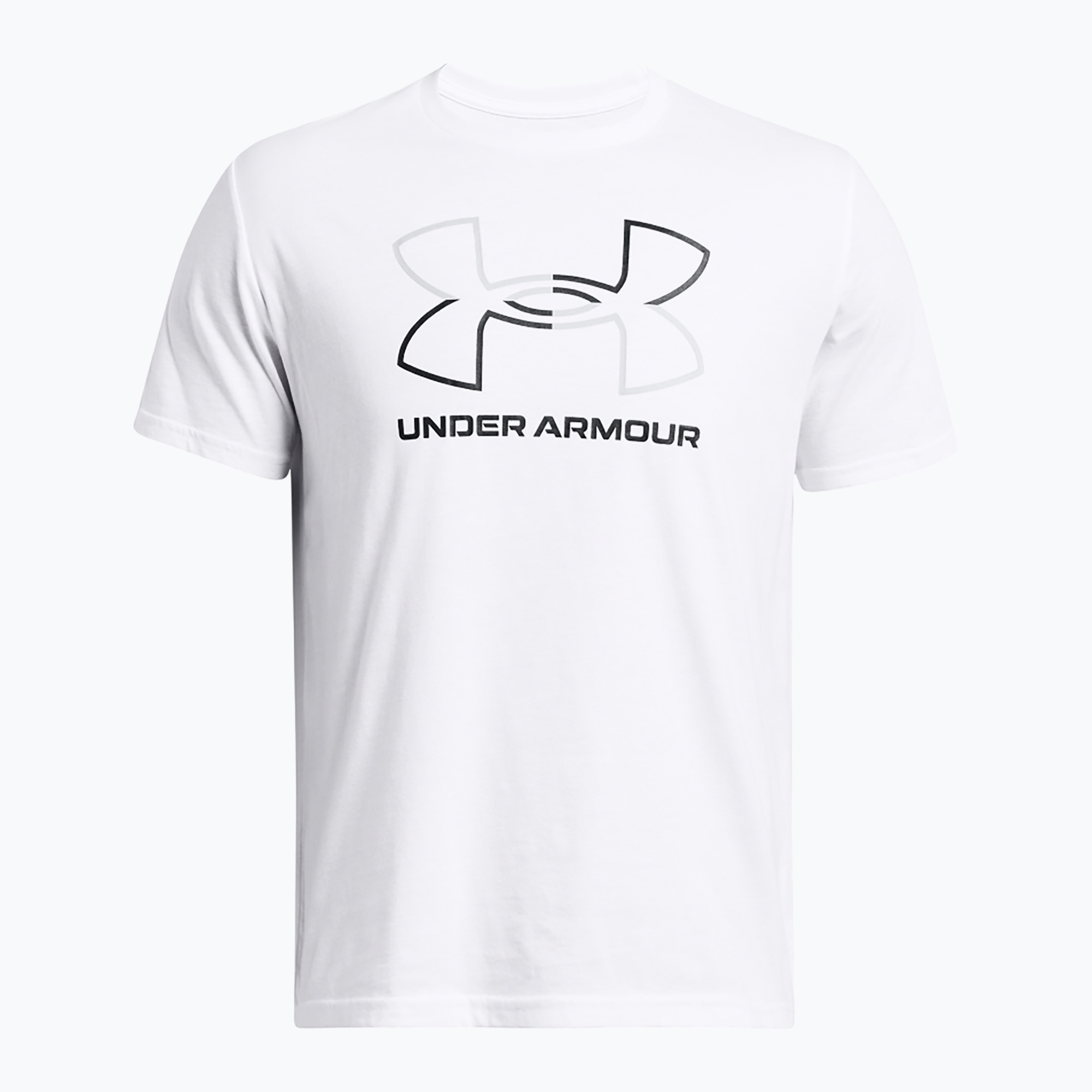 Tricou de antrenament pentru bărbați  Under Armour GL Foundation Update white/mod gray/black (GL Foundation Update 1382915-100)