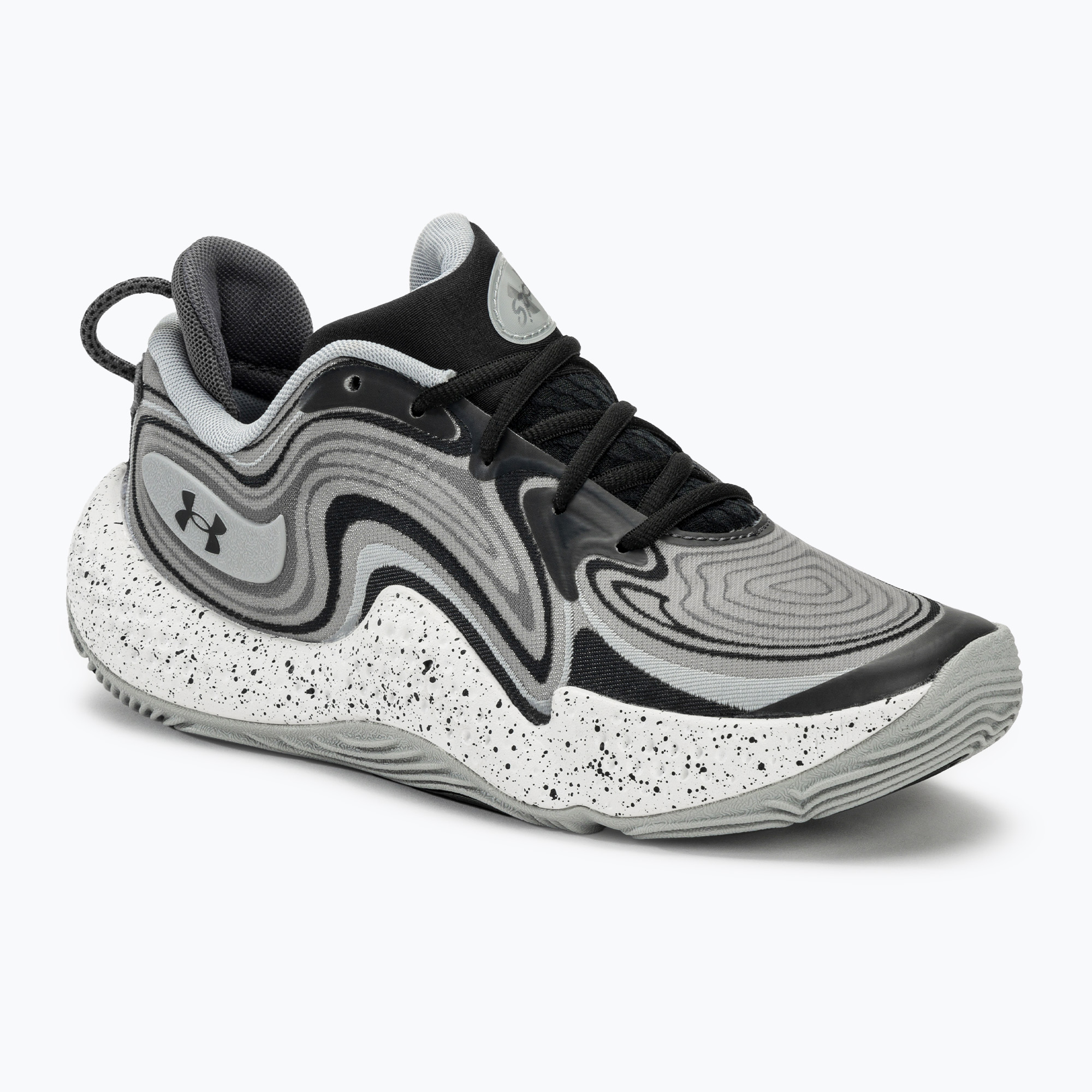 Încălțăminte de baschet Under Armour Spawn 6 mod gray/black/black (Spawn 6 3027263)