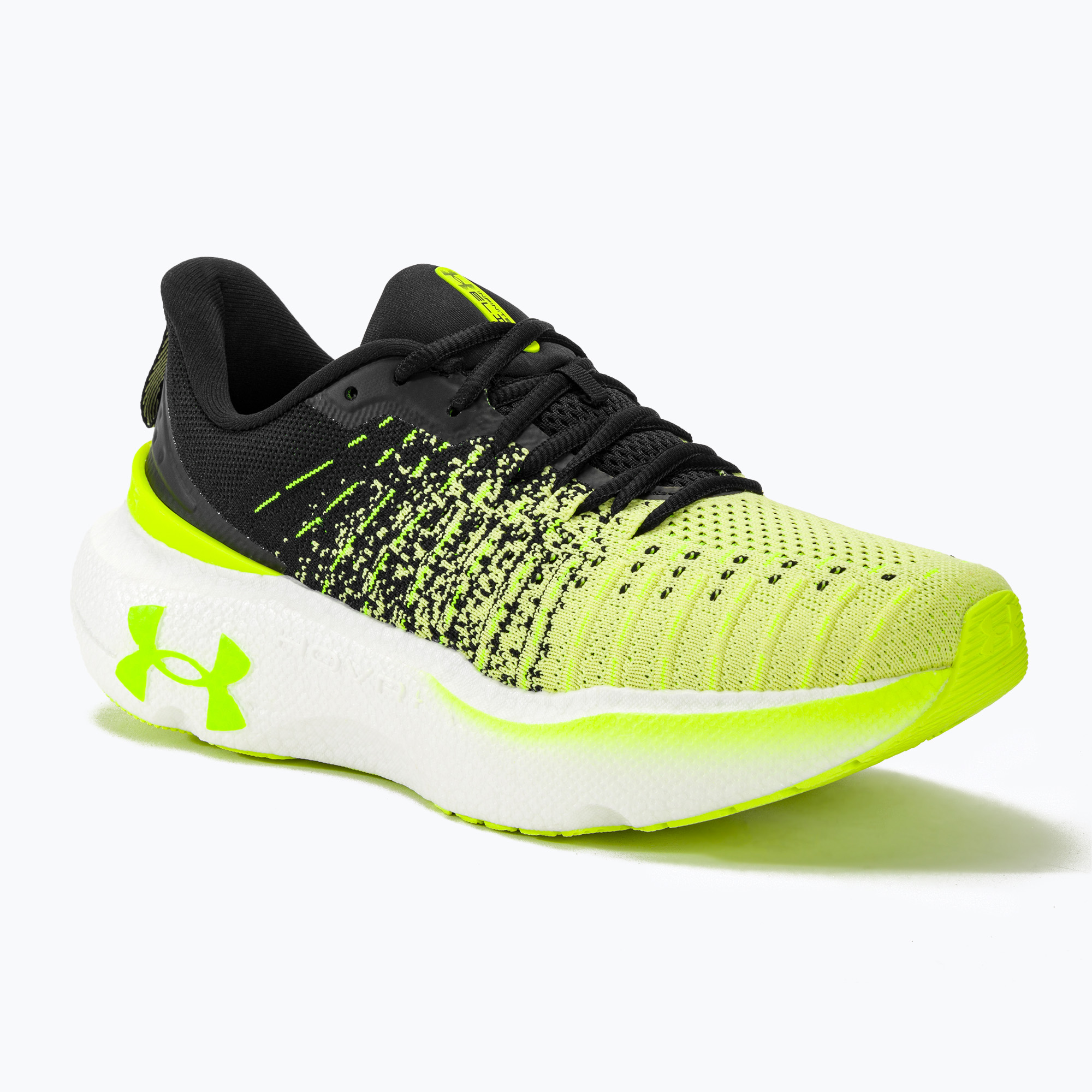 Încălțăminte de alergare pentru bărbați Under Armour Infinite Elite black/sonic yellow/high vis yellow (Infinite Elite 3027189-002)