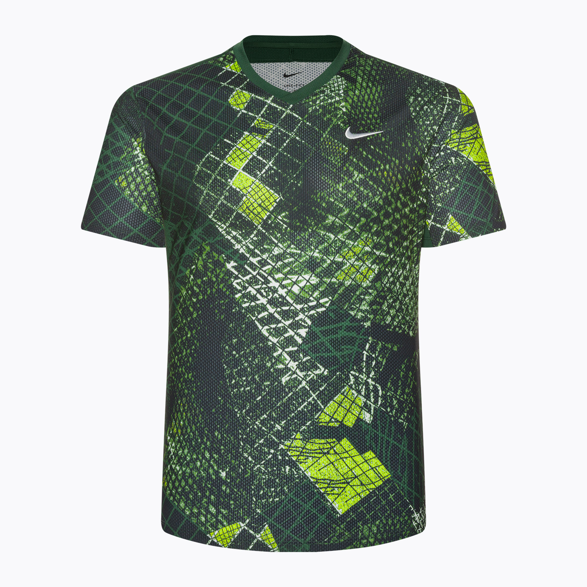 Tricou de tenis pentru bărbați Nike Court Dri-Fit Victory Top Novelt fir/white