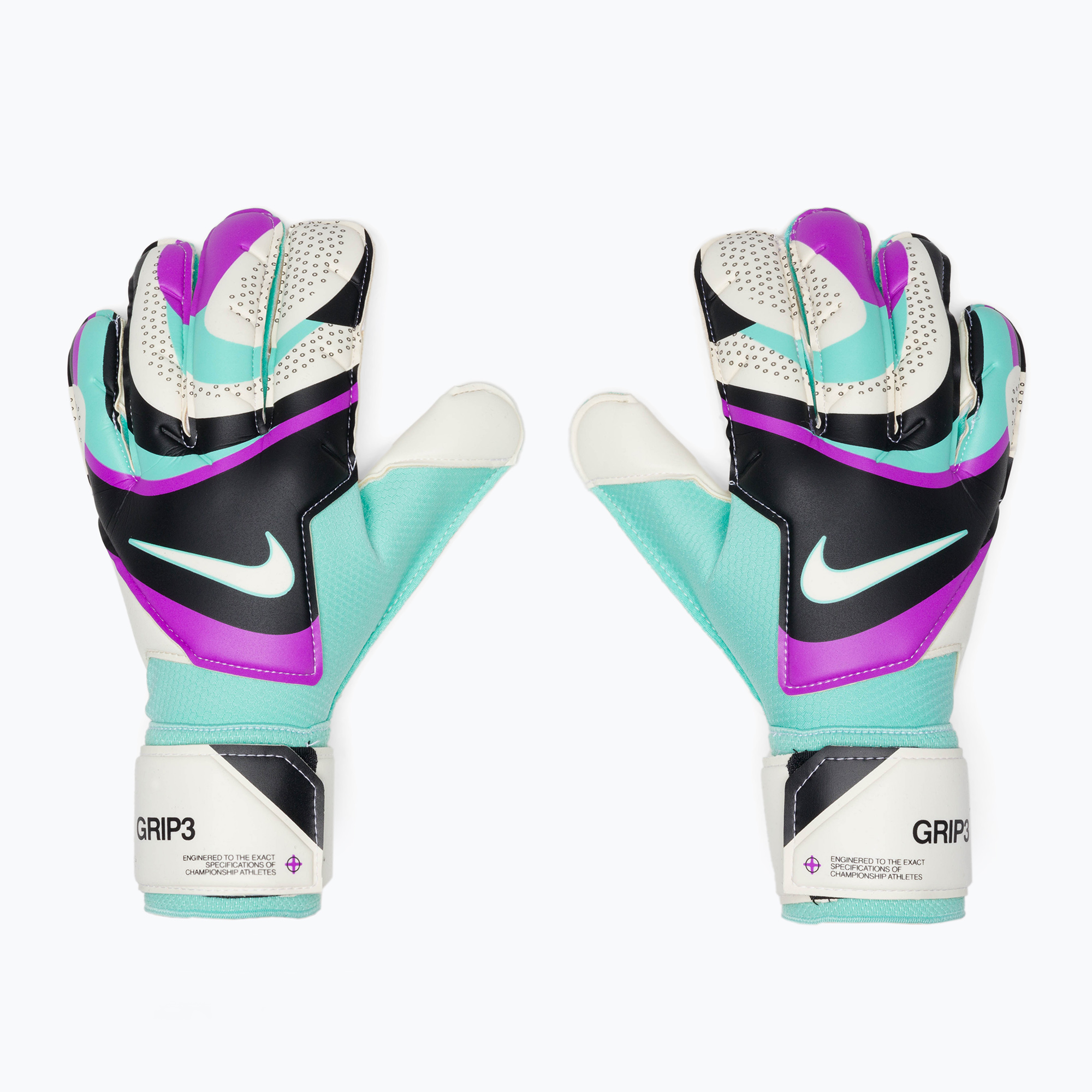 Mănuși de portar Nike Grip 3 black/hyper turquoise/white