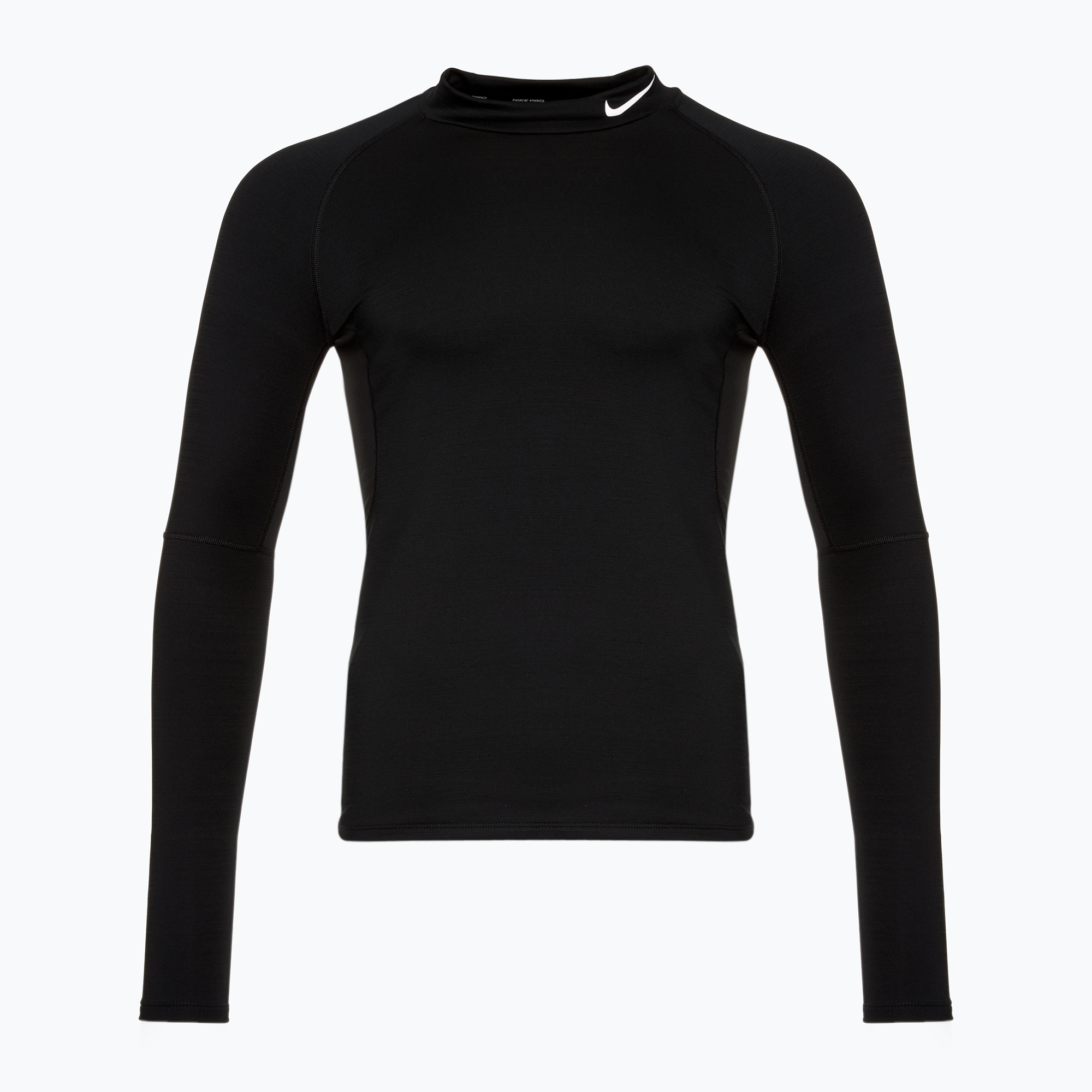 Longsleeve de antrenament pentru bărbați Nike Pro Dri-Fit Warm black/white (Pro Dri-Fit Warm FB8515-010)