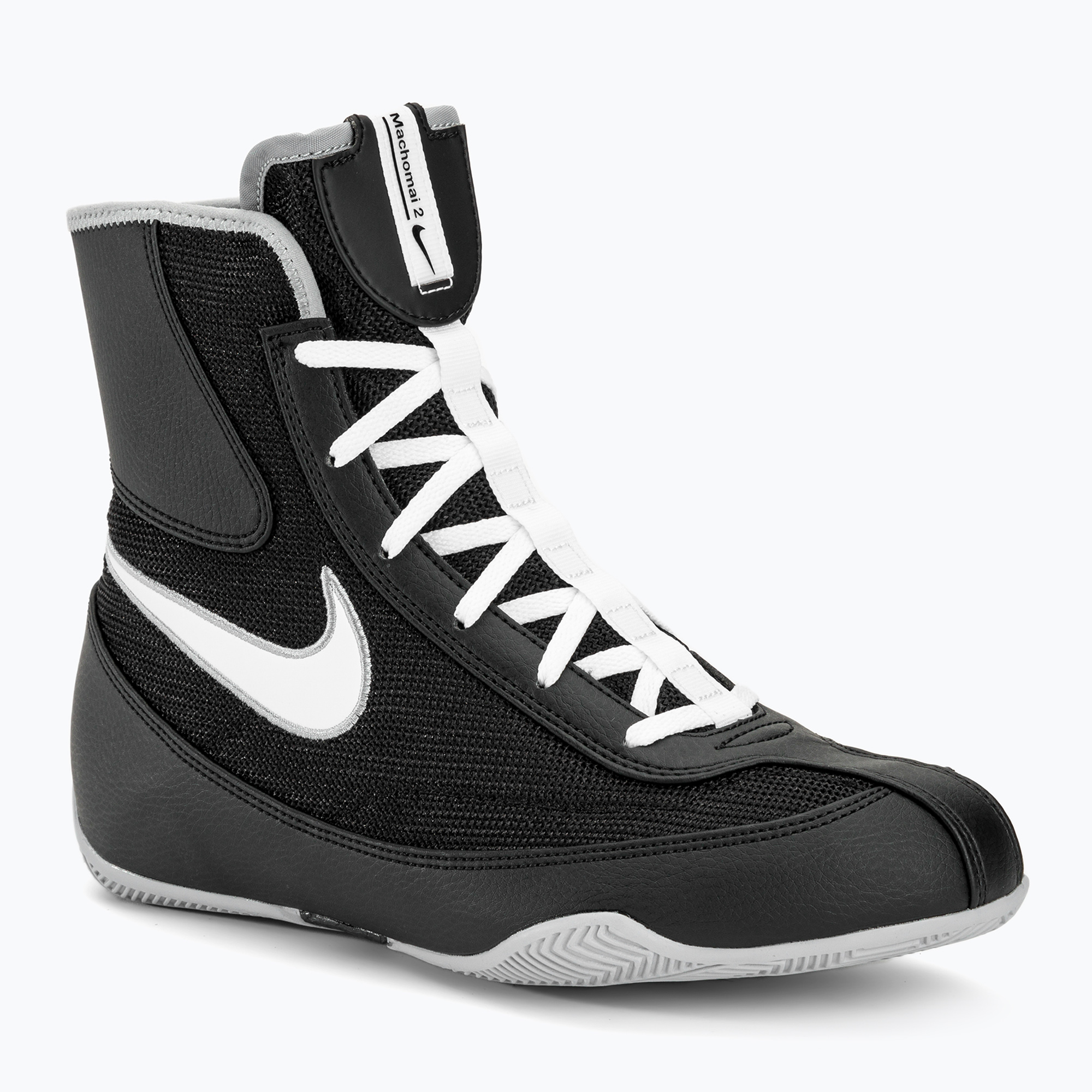 Încălțăminte de box Nike Machomai 2 black/white wolf grey