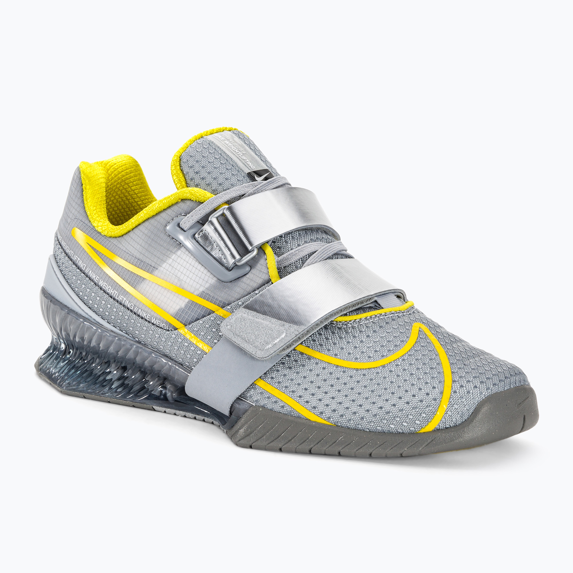 Nike Romaleos 4 haltere pantofi de haltere lup gri/luminiu/blk met argint
