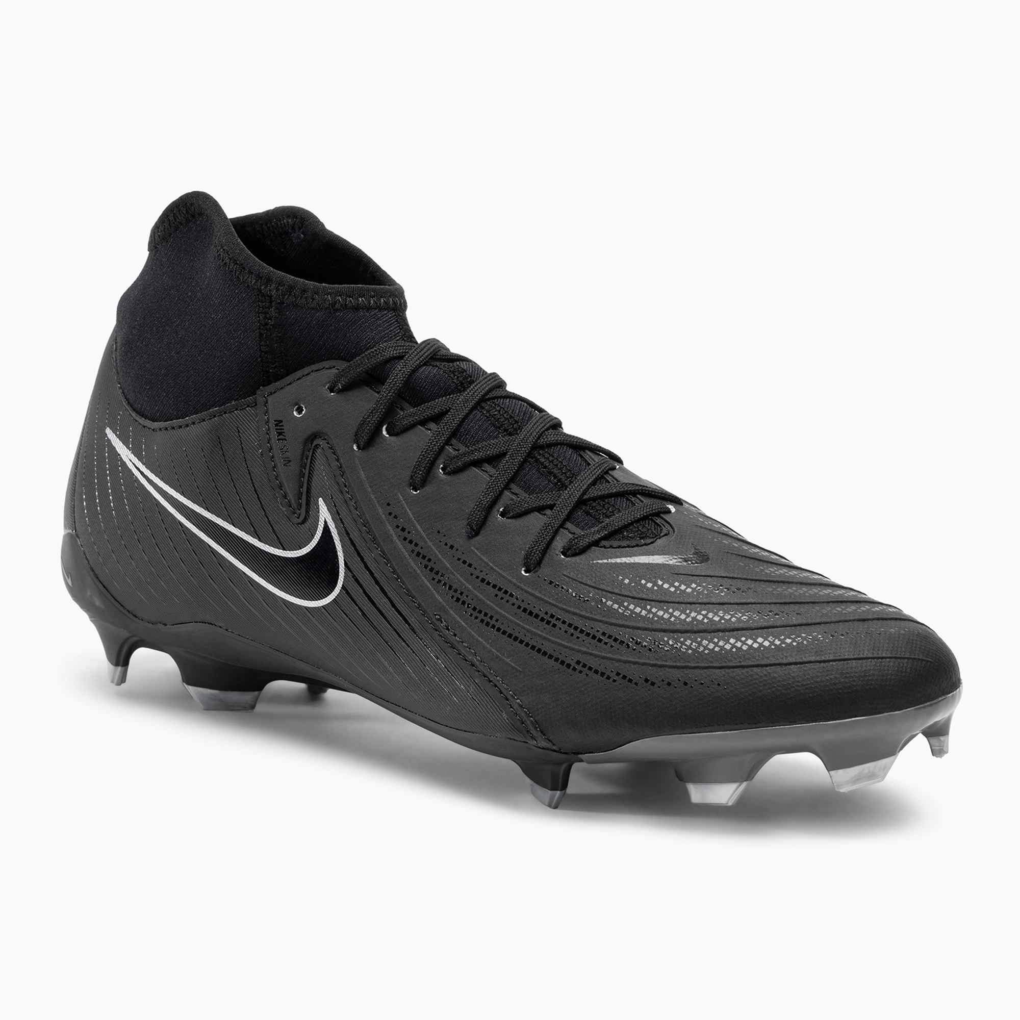 Încălțăminte de fotbal  Nike Phantom Luna II Academy FG/MG black / black (Luna II Academy FD6725)