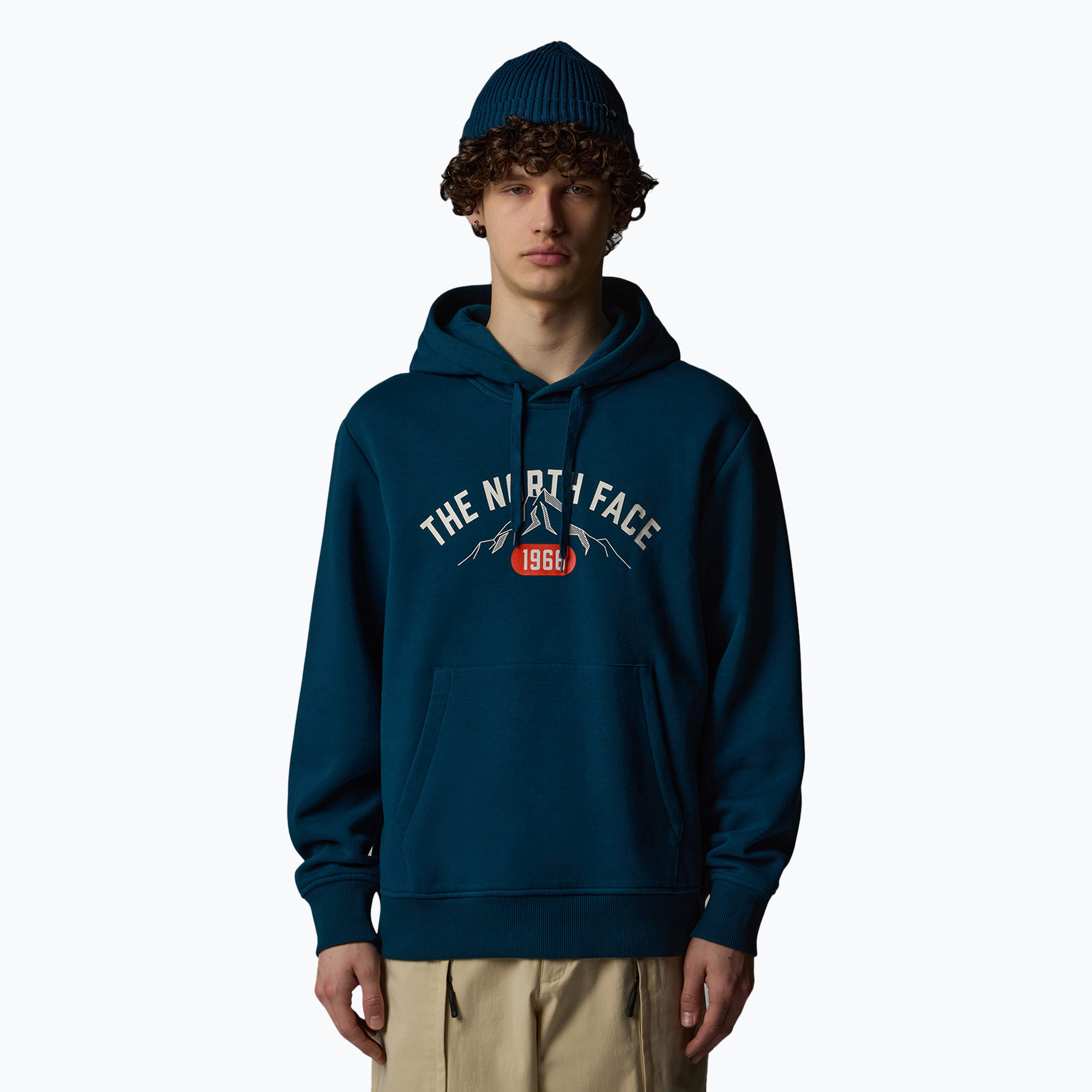 Tricou pentru bărbați The North Face Varsity Graphic midnight petrol (Varsity Graphic NF0A89DJ1NO1004)