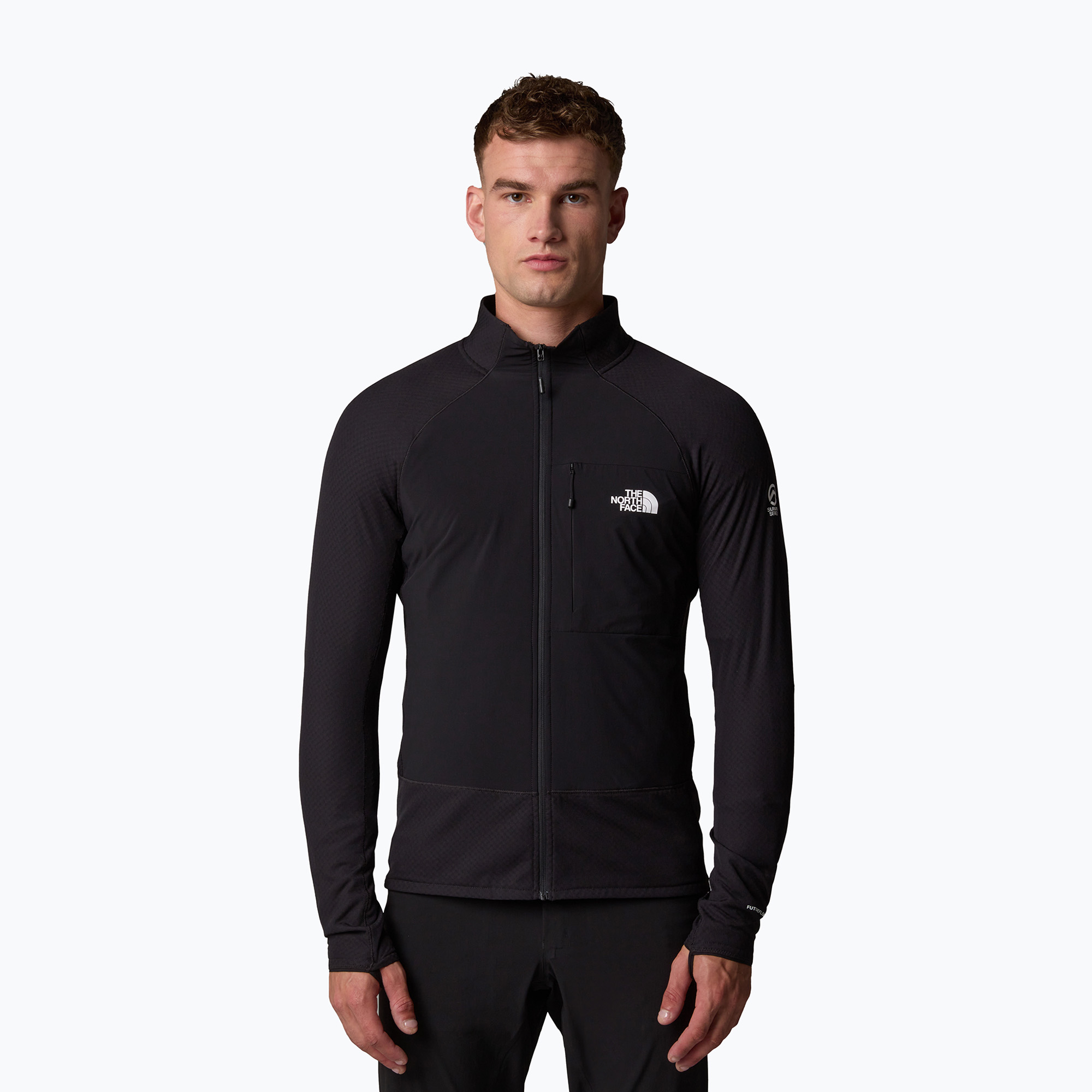 Bluză pentru bărbați The North Face Summit Futurefleece Hybrid black (Summit Futurefleece Hybrid NF0A8B1EJK31002)