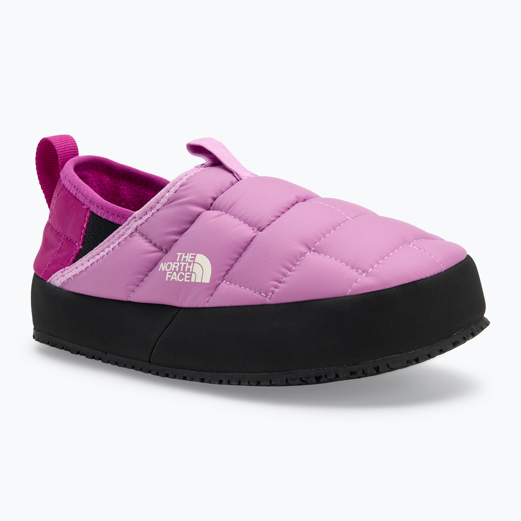 The North Face Youth Thermoball Traction Mule II papuci pentru copii dragonfruit / deep mulber (Youth Thermoball Traction Mule II NF0A39UX8I51004)