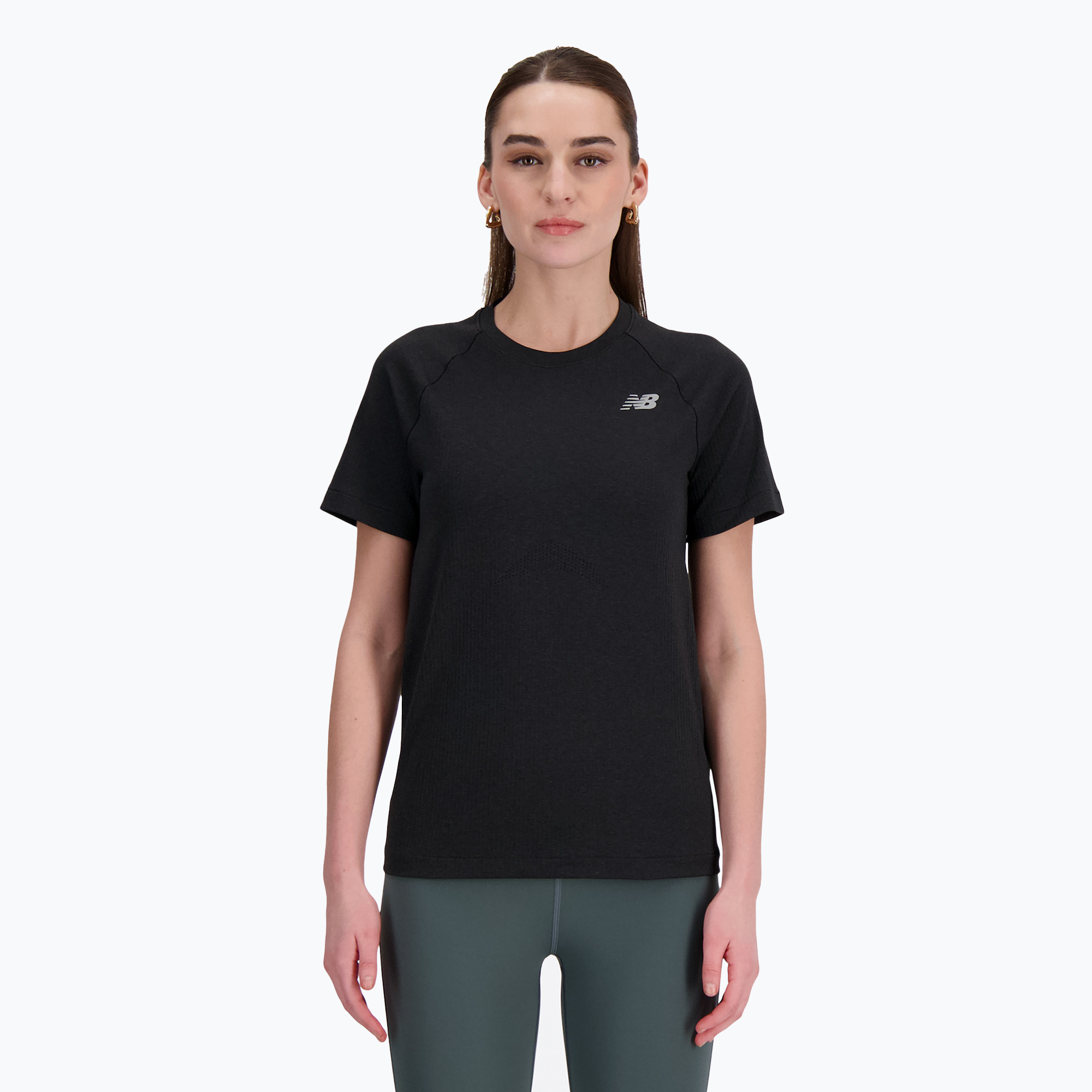 Tricou pentru femei New Balance Seamless black (Seamless WT41123BKH)