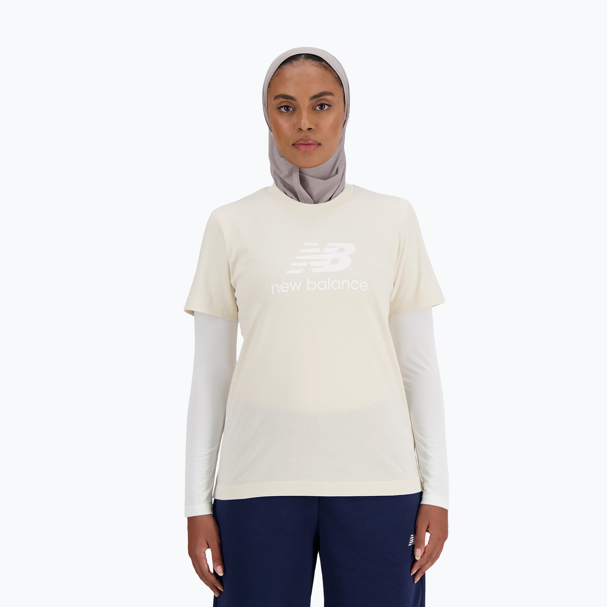 Tricou pentru femei New Balance Essentials Jersey linen (Essentials Jersey SS WT41502LIN)