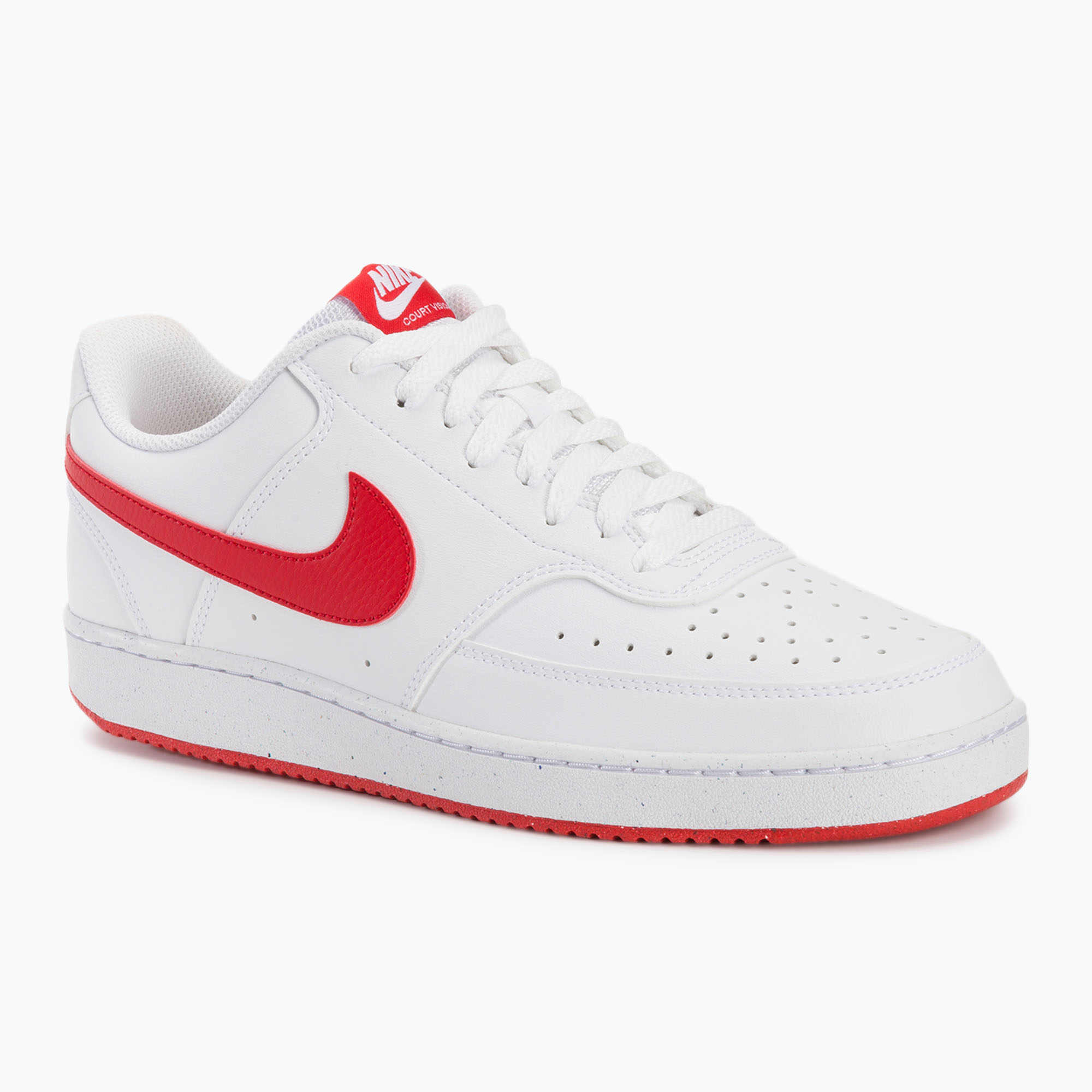 Încălțăminte pentru bărbați Nike Court Vision Low Next Nature white/university red (Court Vision Low Next Nature HF1744-101)
