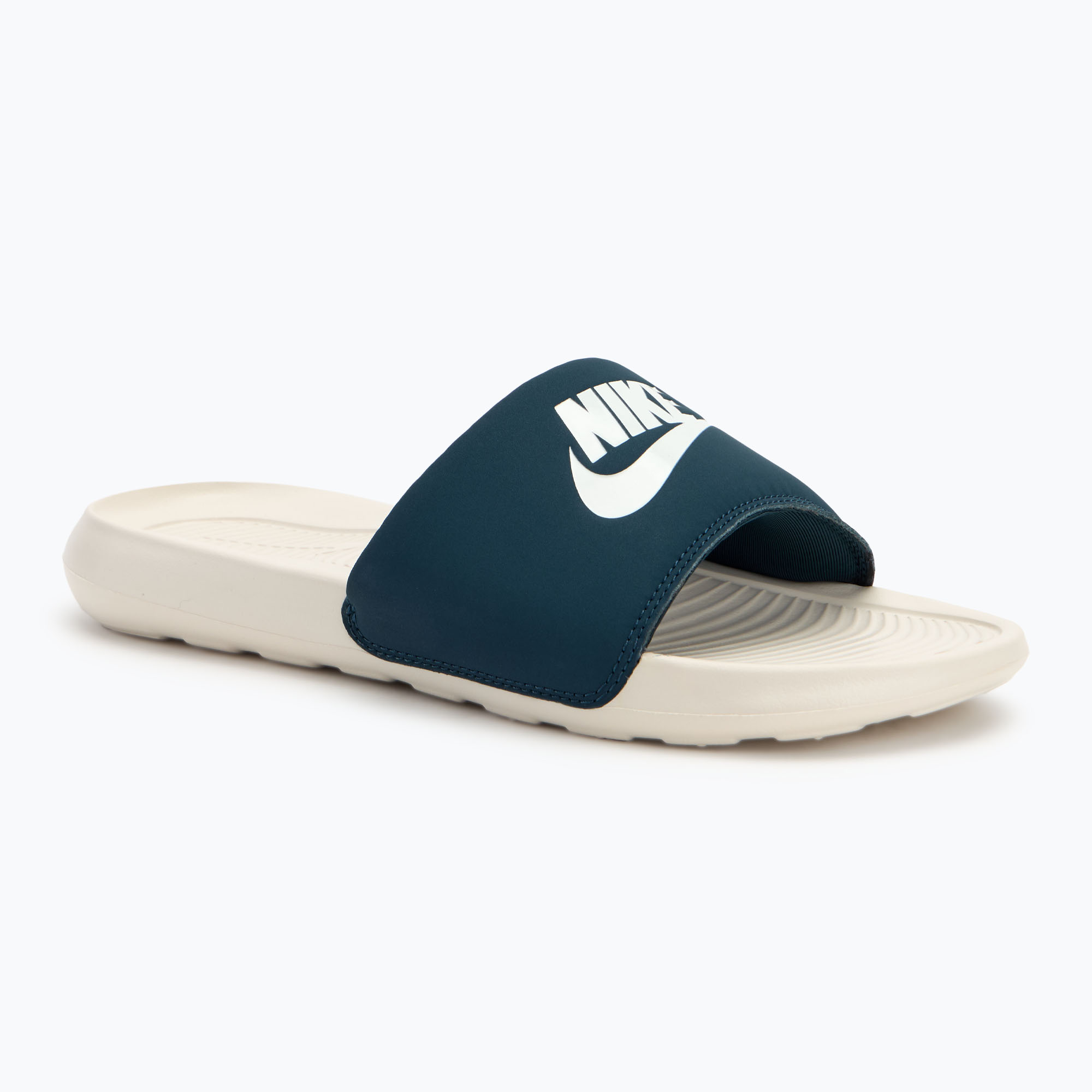 Papuci pentru bărbați Nike Victori One Slide armory navy / light orewood brown / sail (Victori One Slide CN9675-403)