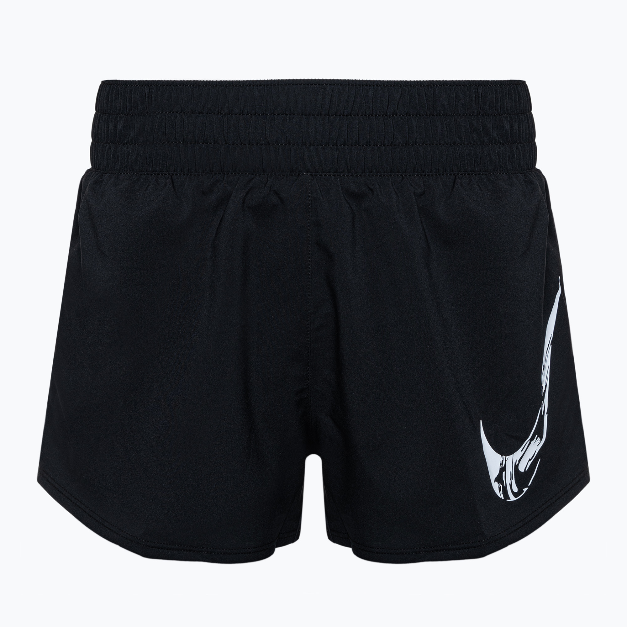 Pantaloni scurți de alergare pentru femei Nike One Dri Fit black/white (One Dri Fit FV6364-010)