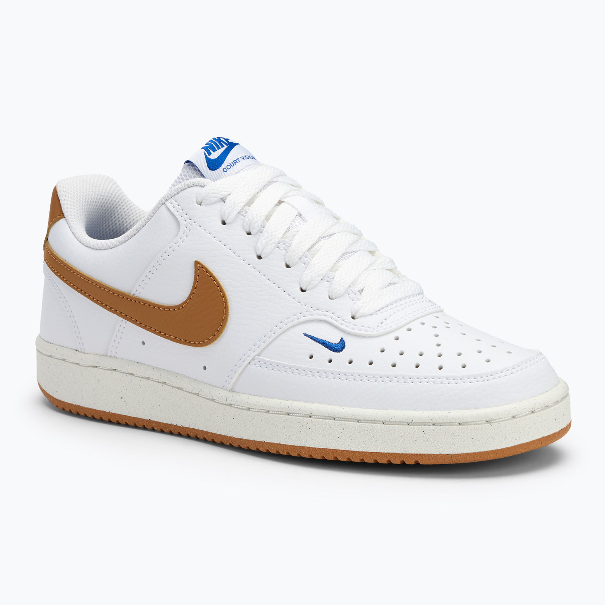 Încălțăminte pentru femei Nike Court Vision Low Next Nature white/game royal/sail/flax (Court Vision Low Next Nature FV9952-102)