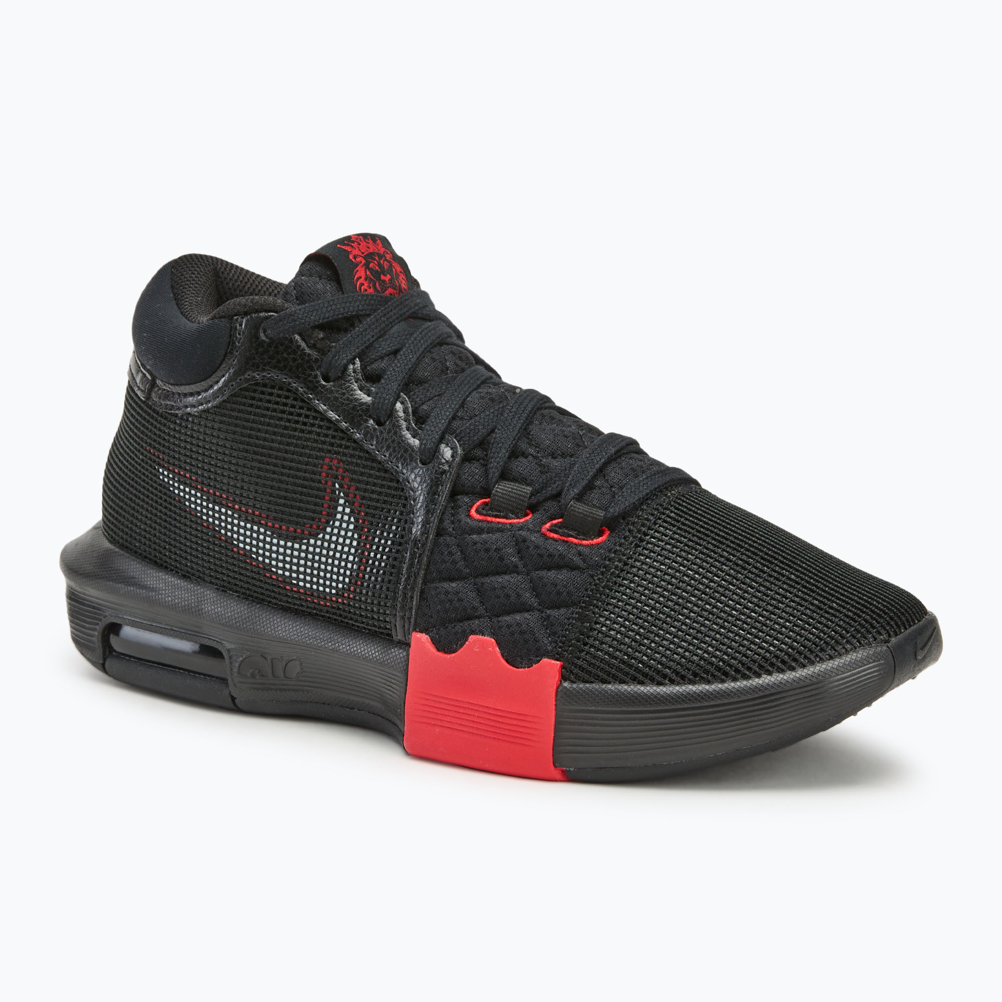 Încălțăminte de baschet pentru bărbați Nike LeBron Witness 8 black/ university red/ white (LeBron Witness 8 FB2239-005)