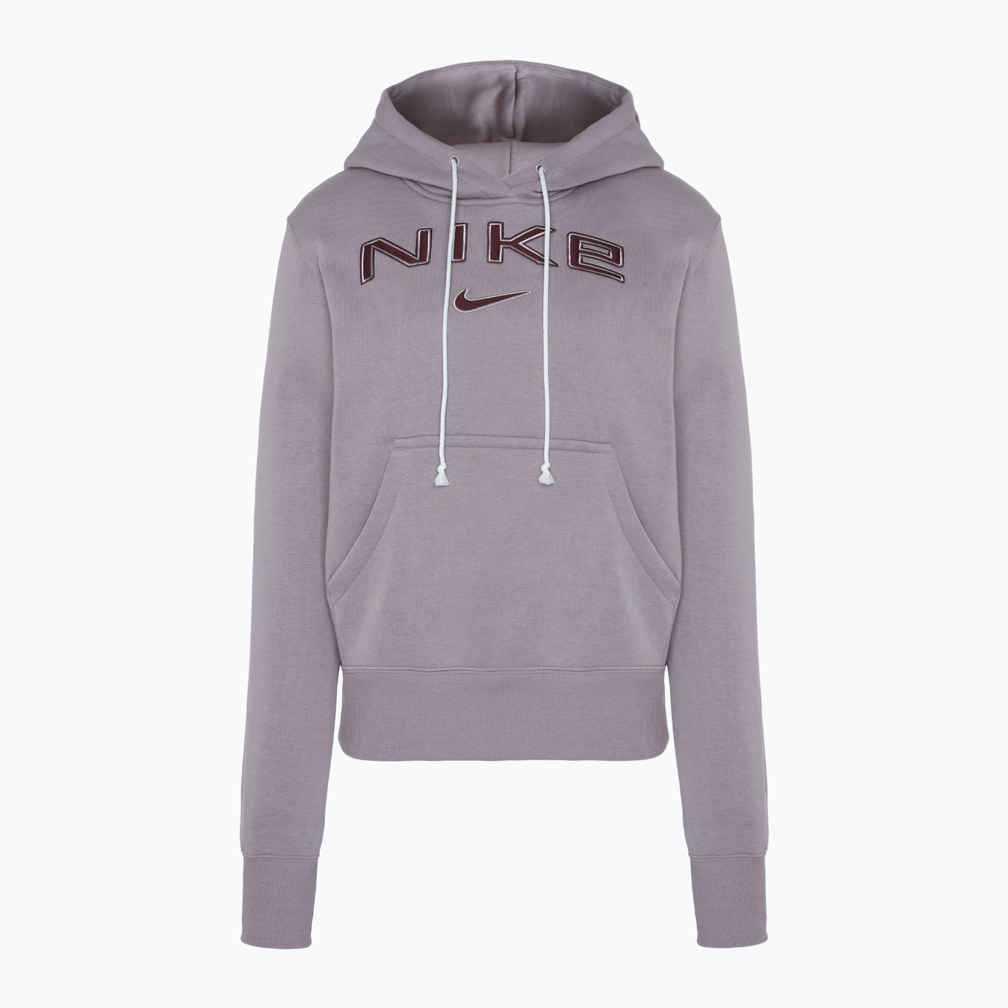 Bluză pentru femei Nike Sportswear Phoenix Fleece HM9751 lightt violet ore / burgundy crush (Sportwear Phoenix Fleece HM9751-226)