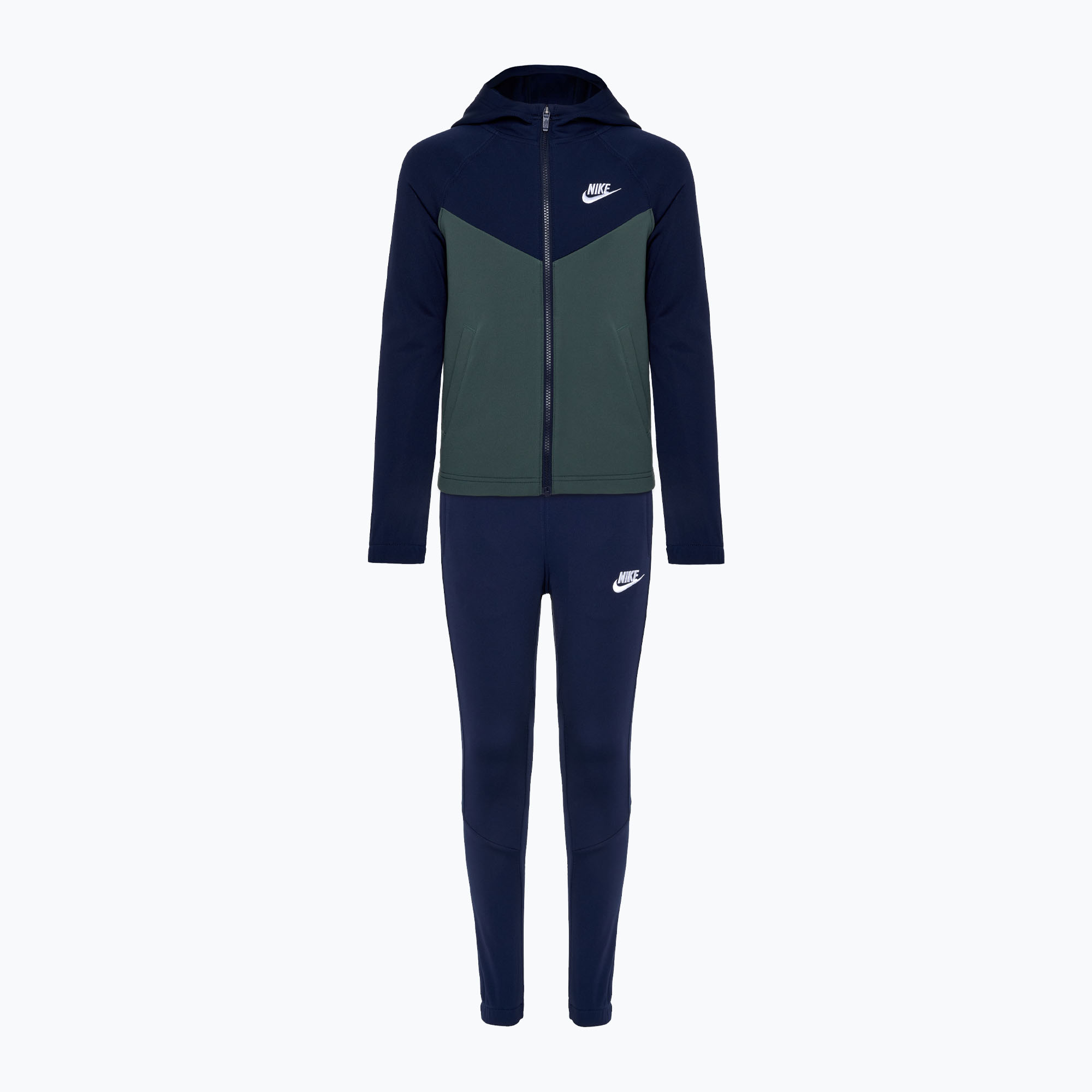 Trening pentru copii  Nike Sportswear obsidian/ vintage green/ obsidian/ white (Sportswear FD3072-451)