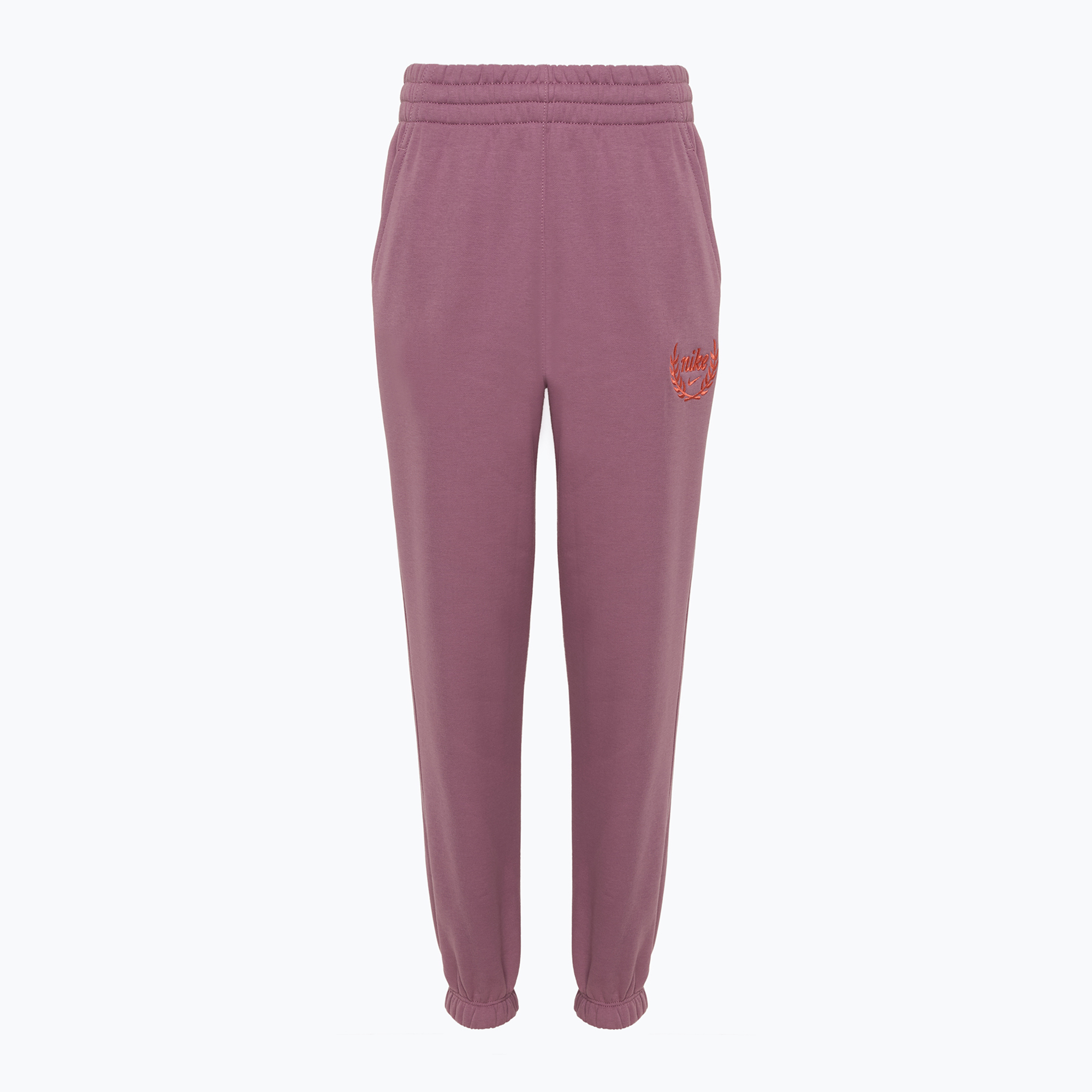 Pantaloni pentru copii Nike Sportswear Club Fleece plum dust/light wild mango (Sportswear Club Fleece FZ5571-523)