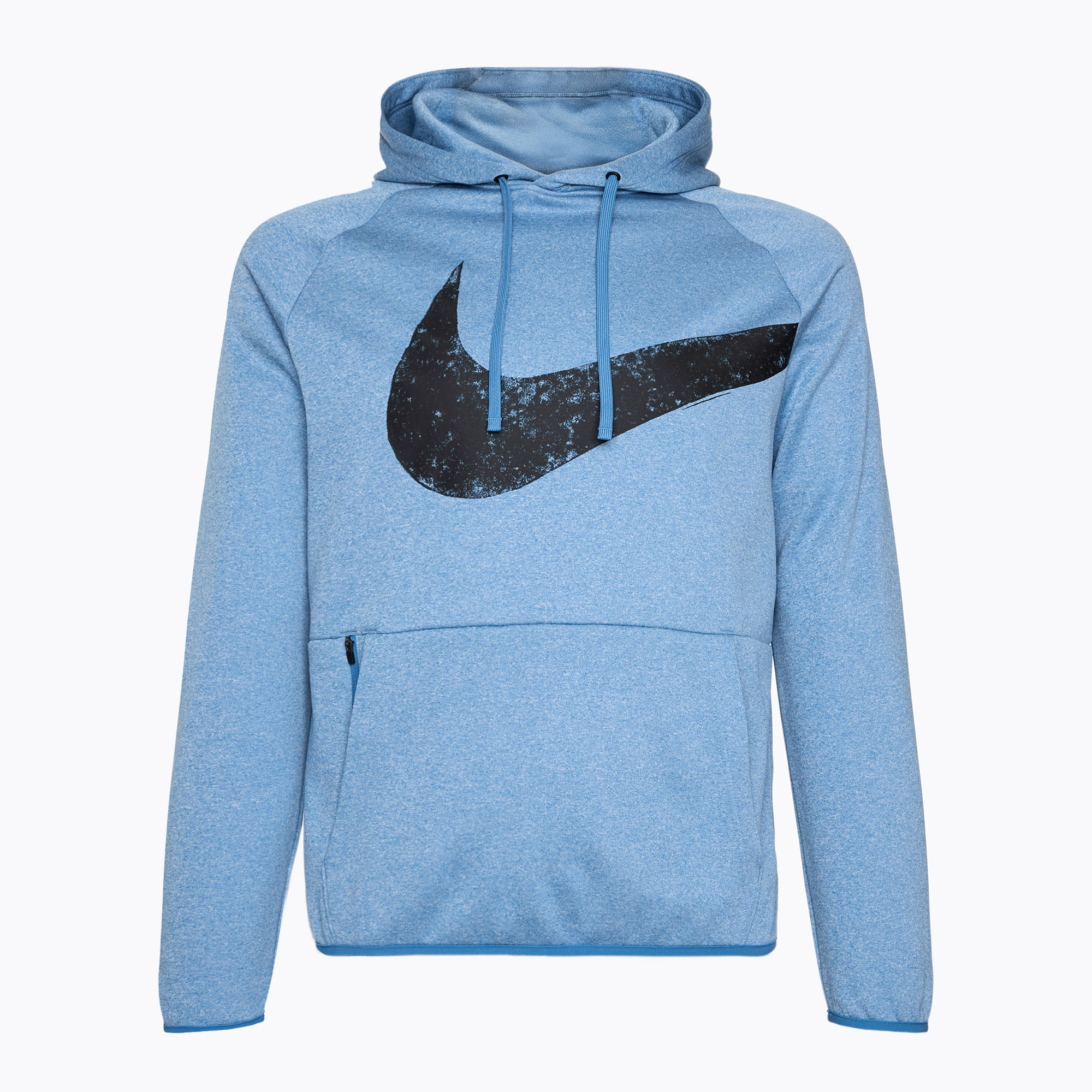 Bluză pentru bărbați Nike Therma-FIT Fitness aegean storm/black (Therma-FIT Fitness FZ1072-429)