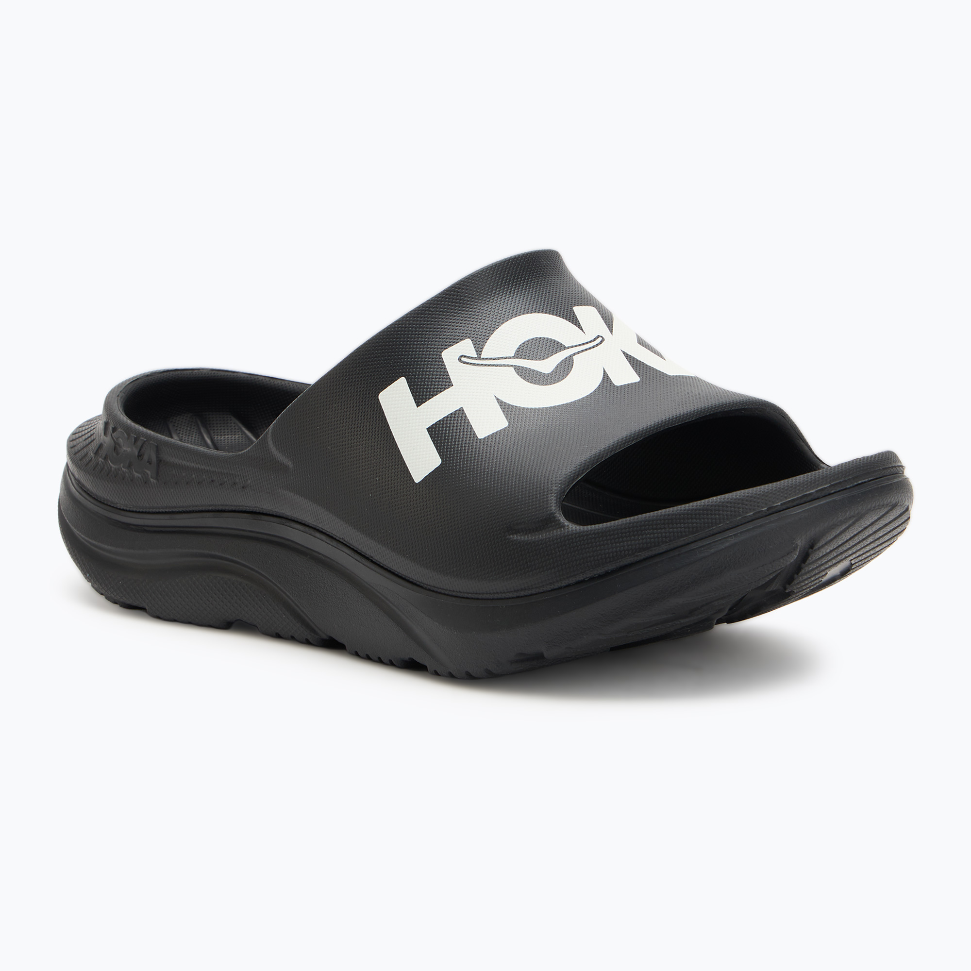 Papuci HOKA Ora Athletic Slide black/white (Ora Athletic Slide 1155154-BWHT)
