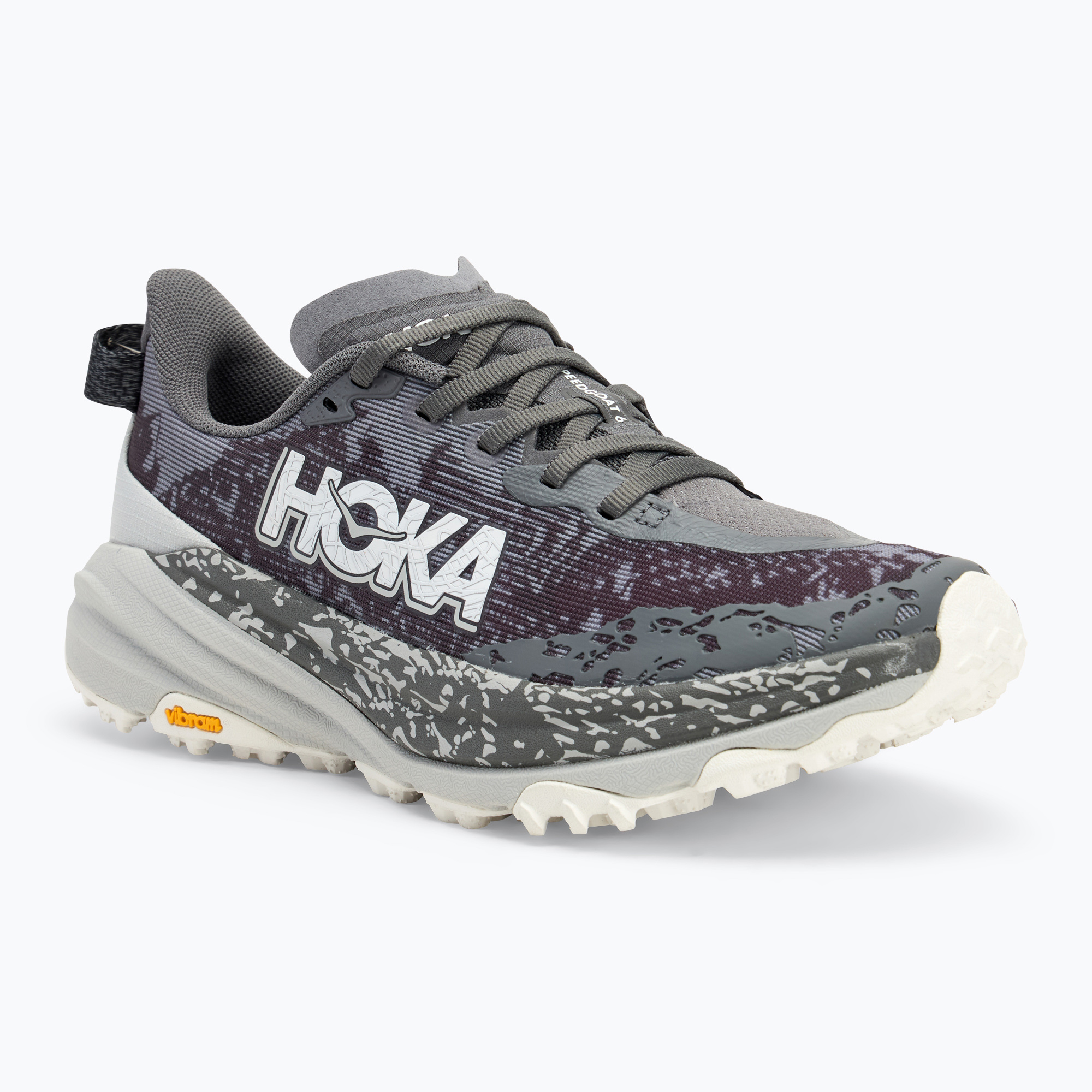 Încălțăminte de alergare pentru femei HOKA Speedgoat 6 satelite grey/stardust (Speedgoat 6 1147811-SLTG)