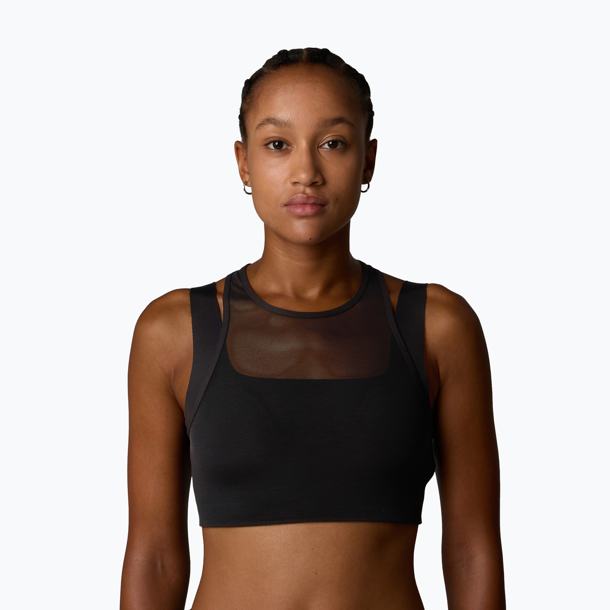 Sutien de antrenament The North Face Refina Double Layer tnf black (Refina Double Layer NF0A891KJK31)