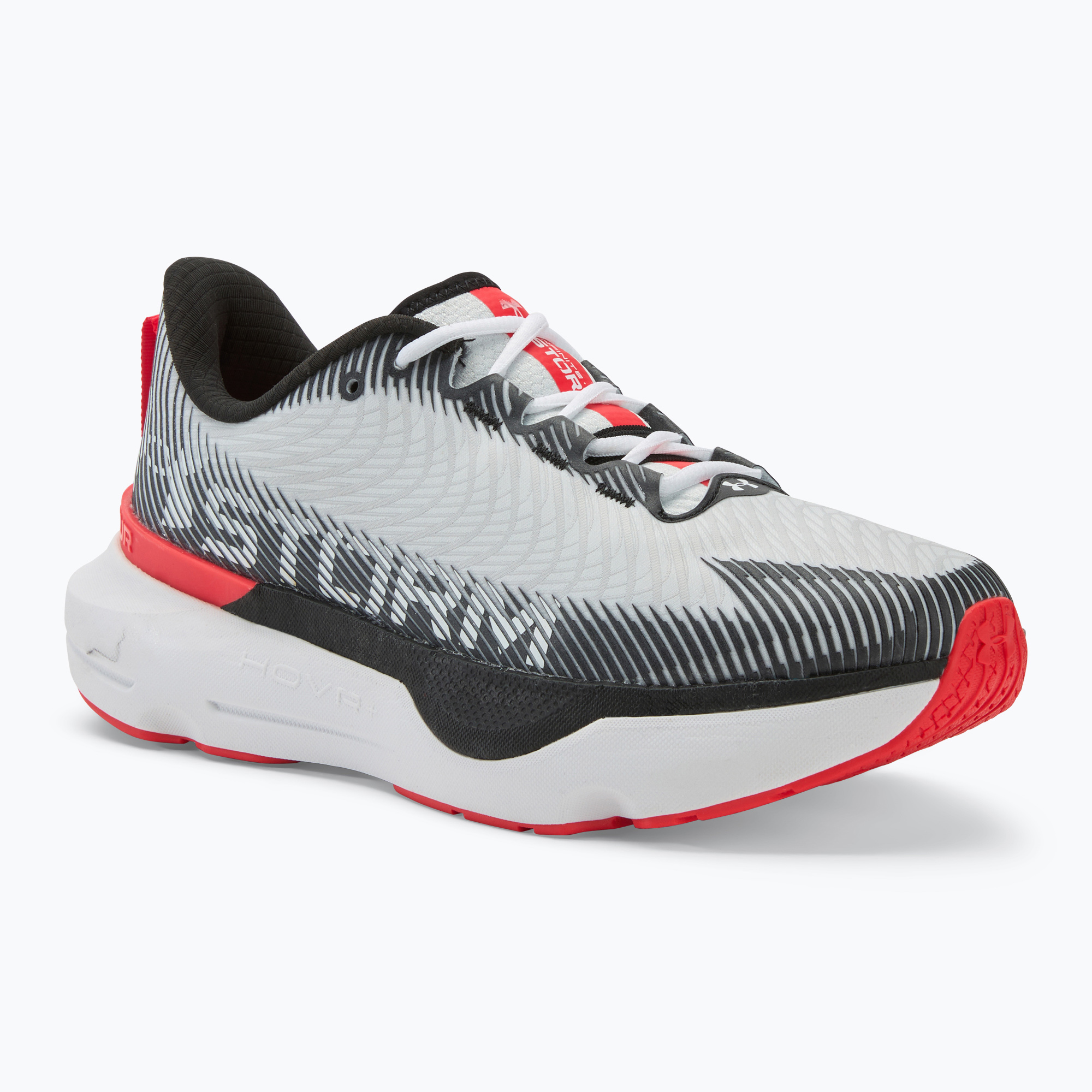 Încălțăminte de alergare pentru bărbați Under Armour Infinite Pro Storm distant gray/black/white (Infinite Pro Storm 3027588-100)