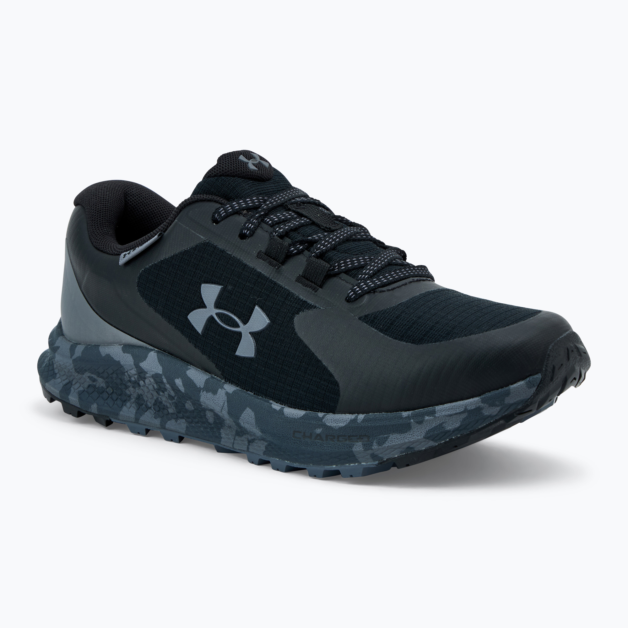 Under Armour Charged Bandit Trail 3 pantofi de alergare pentru bărbați negru/castlerock/alb (Charged Bandit Trail 3 3028657-001)