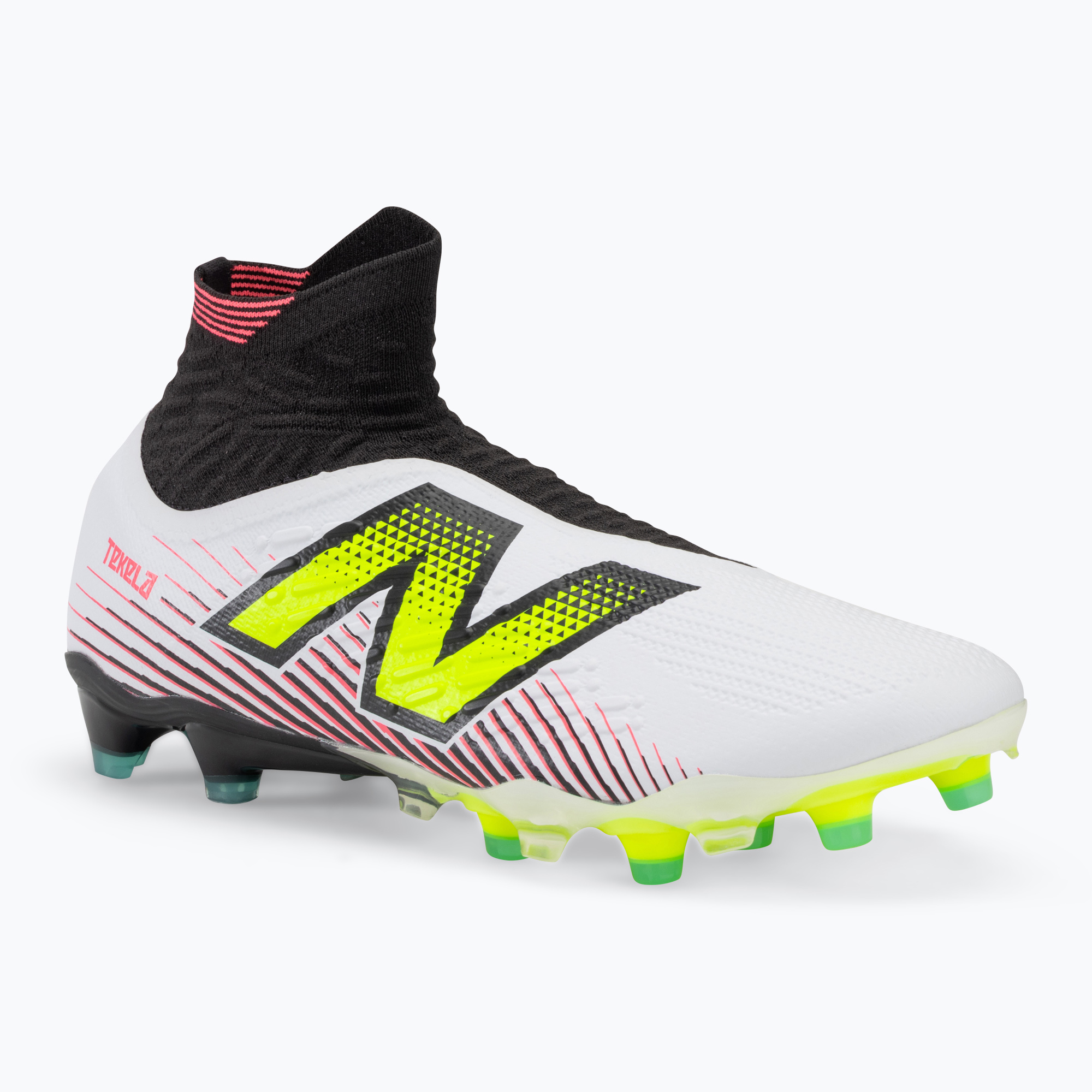 Încălțăminte de fotbal pentru bărbați  New Balance Tekela Pro V4+ FG white (Tekela Pro V4+ FG ST1FH45)