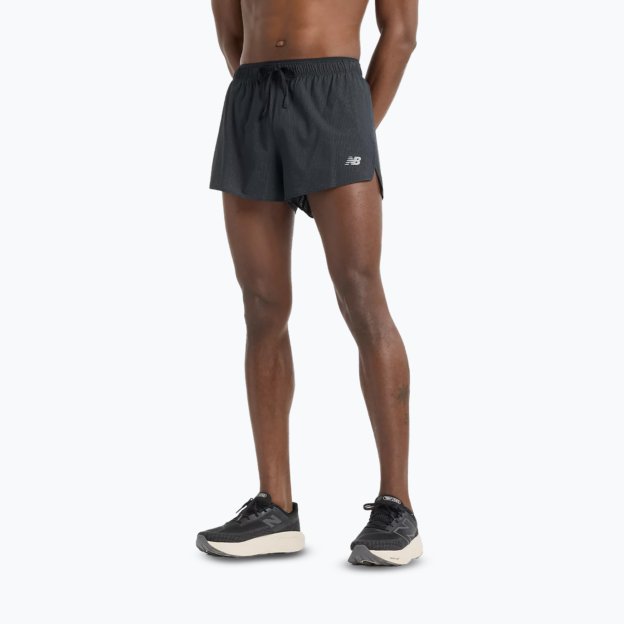 Bărbați New Balance Rc Ultra Light Split 3 "pantaloni scurți de alergare negru (Rc Ultra Light Split 3" MS51283BK)