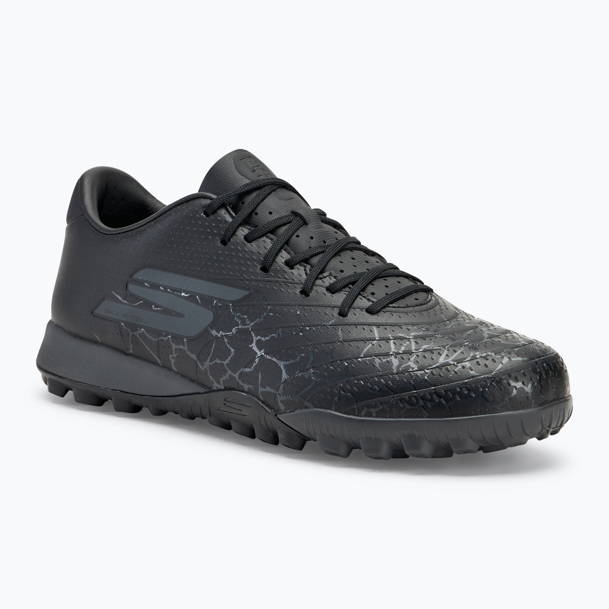 Încălțăminte de fotbal pentru bărbați Skechers SKX Academy Gold 1.5 TF black/silver (Academy Gold 1.5 252018 BKSL)