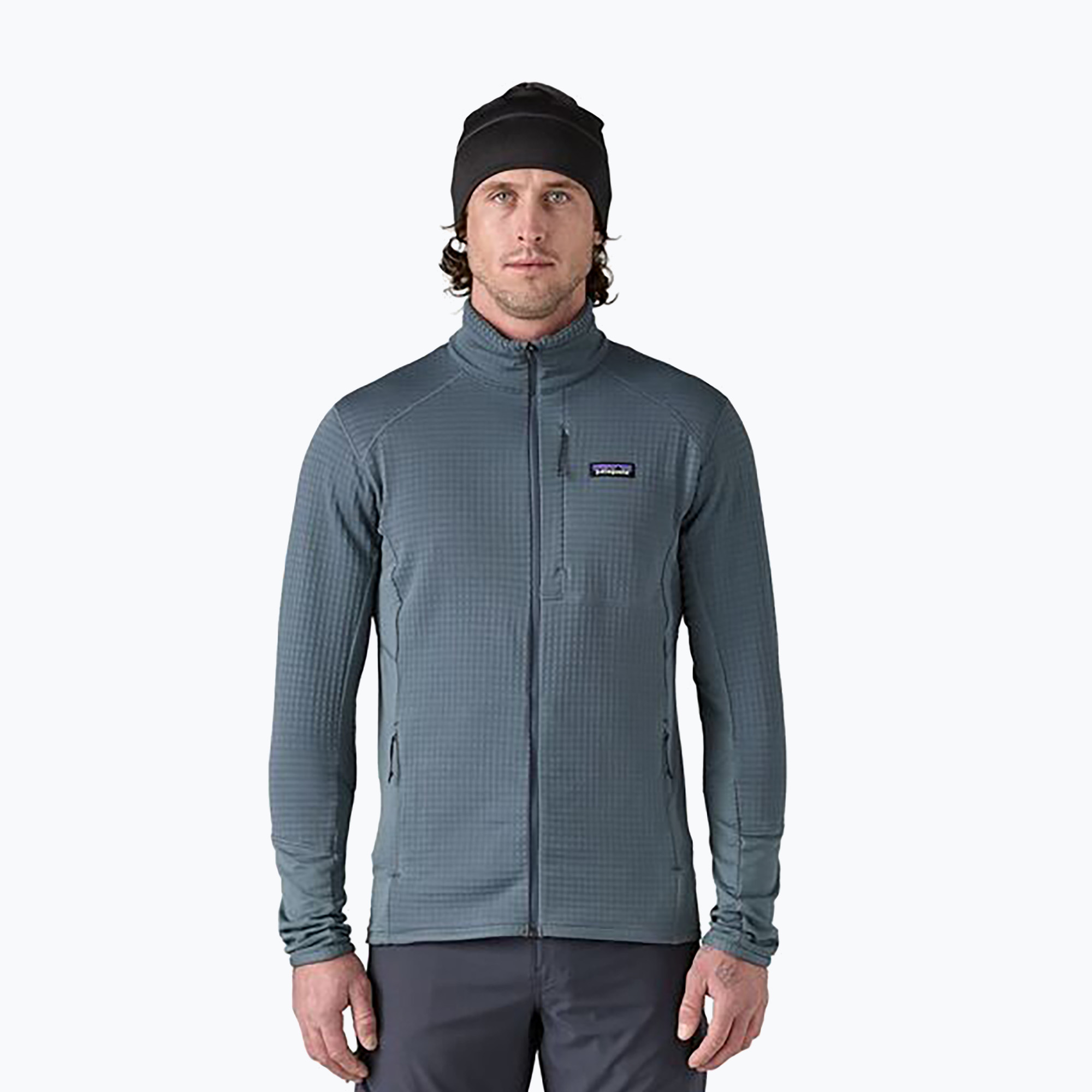 Bluză pentru bărbați Patagonia R1 Hybrid utility blue (R1 Hybrid 40129)