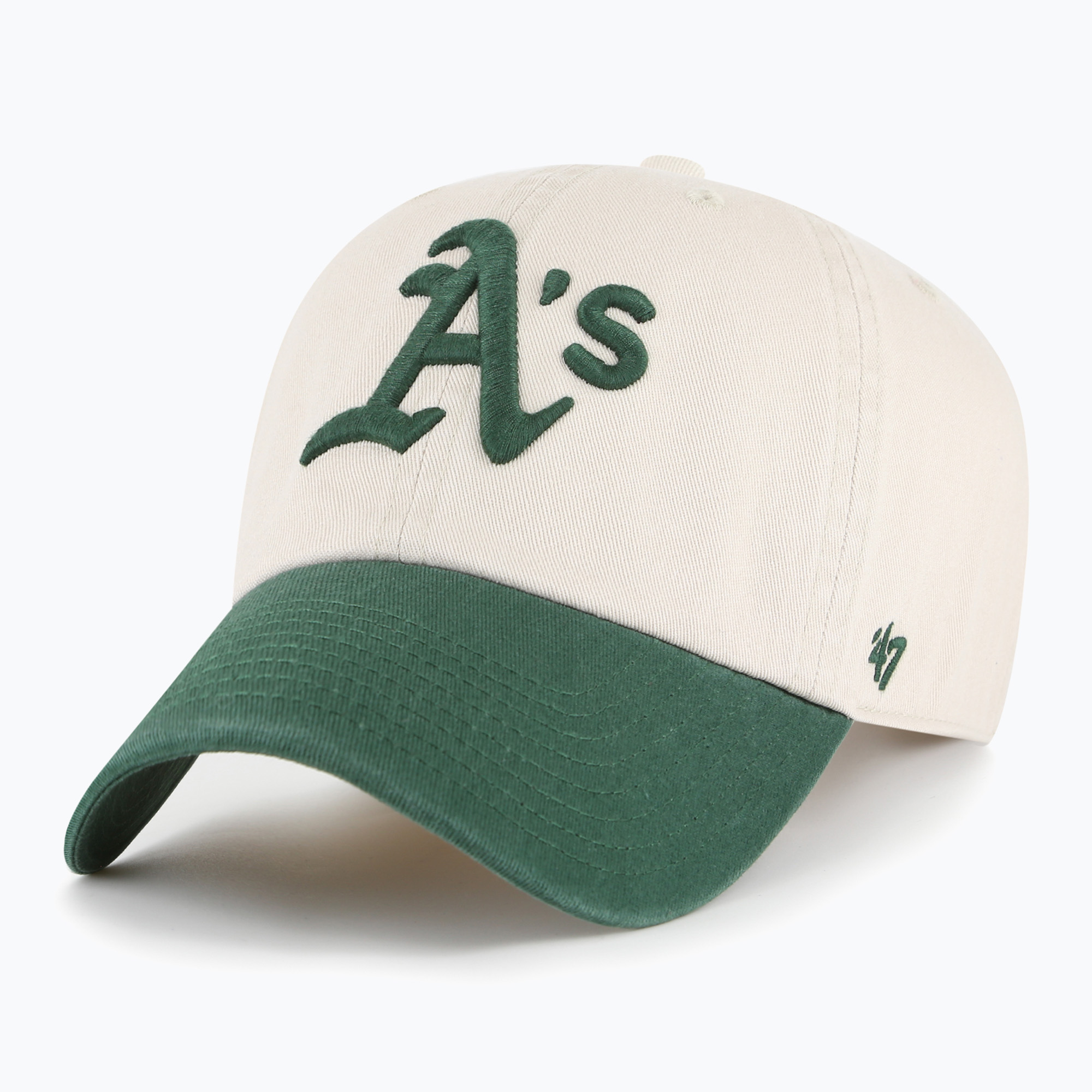 Șapcă 47 Brand MLB Oaklands Athletics Grand Stand CLEAN UP bone
