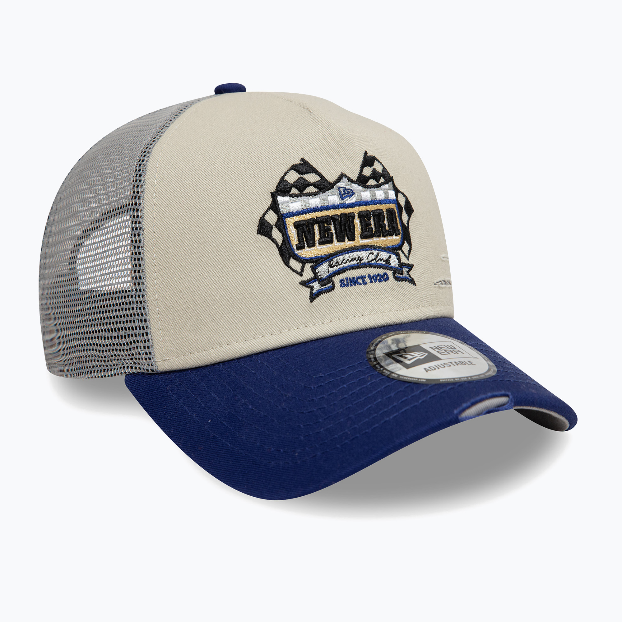 Șapcă New Era NE Motorsport Trucker light beige (NE Motorsport Trucker 60595303)
