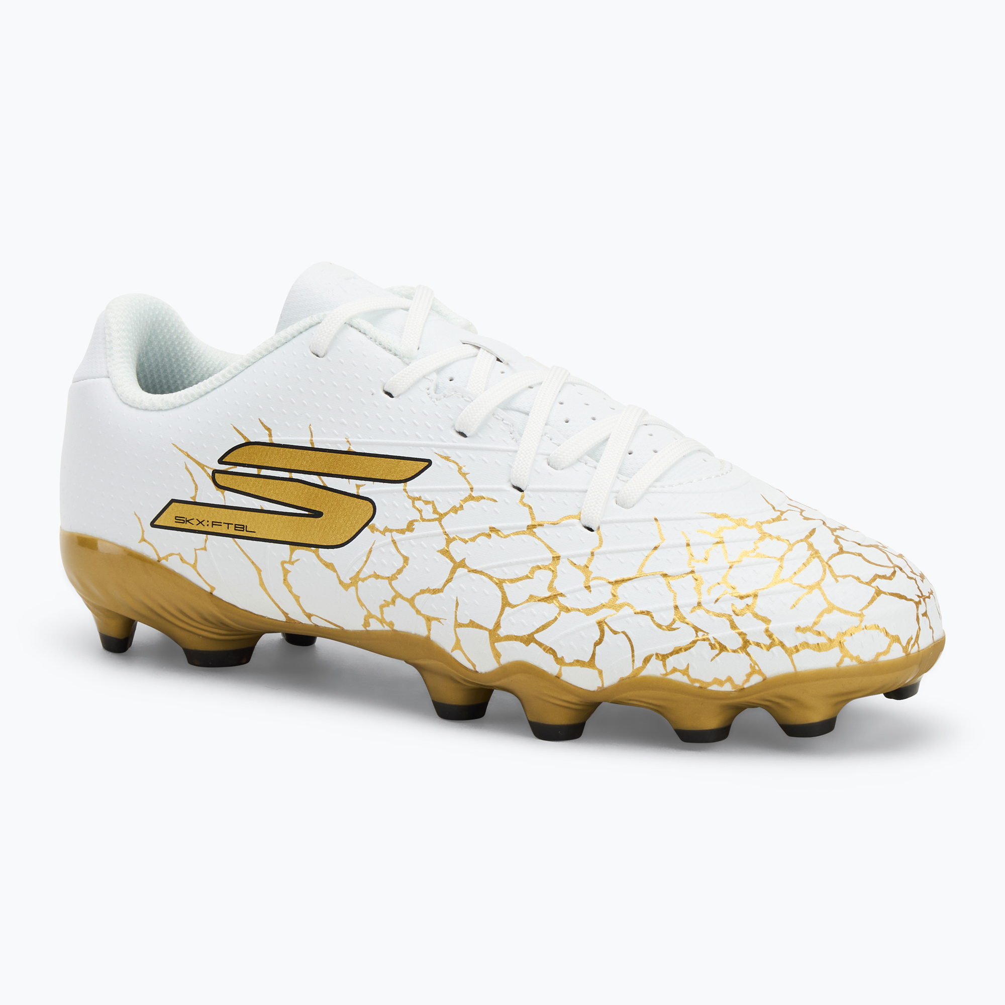 Încălțăminte de fotbal pentru copii SKECHERS Skx_ 1.5 Youth Jr FG white/gold