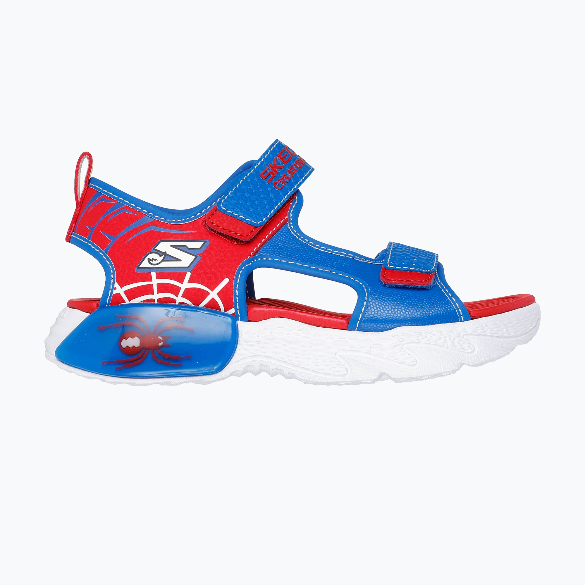 Sandale pentru copii  SKECHERS Creature Splash blue/red