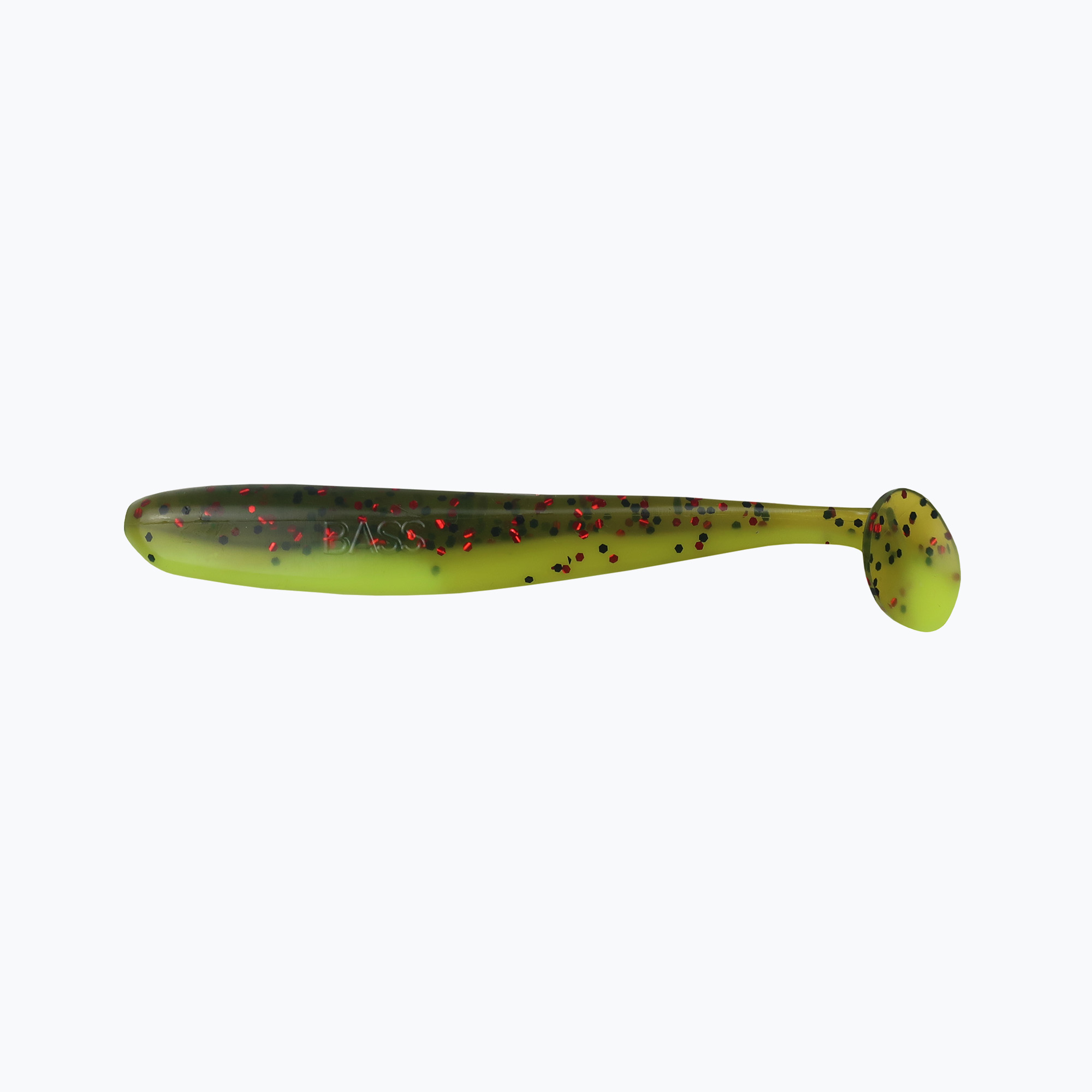 Momeală de cauciuc Relax Bass 3 Laminat 4 buc. Pepene verde-negru, roșu strălucitor / mătase BAS3 (Bass 3 Laminated BAS3)