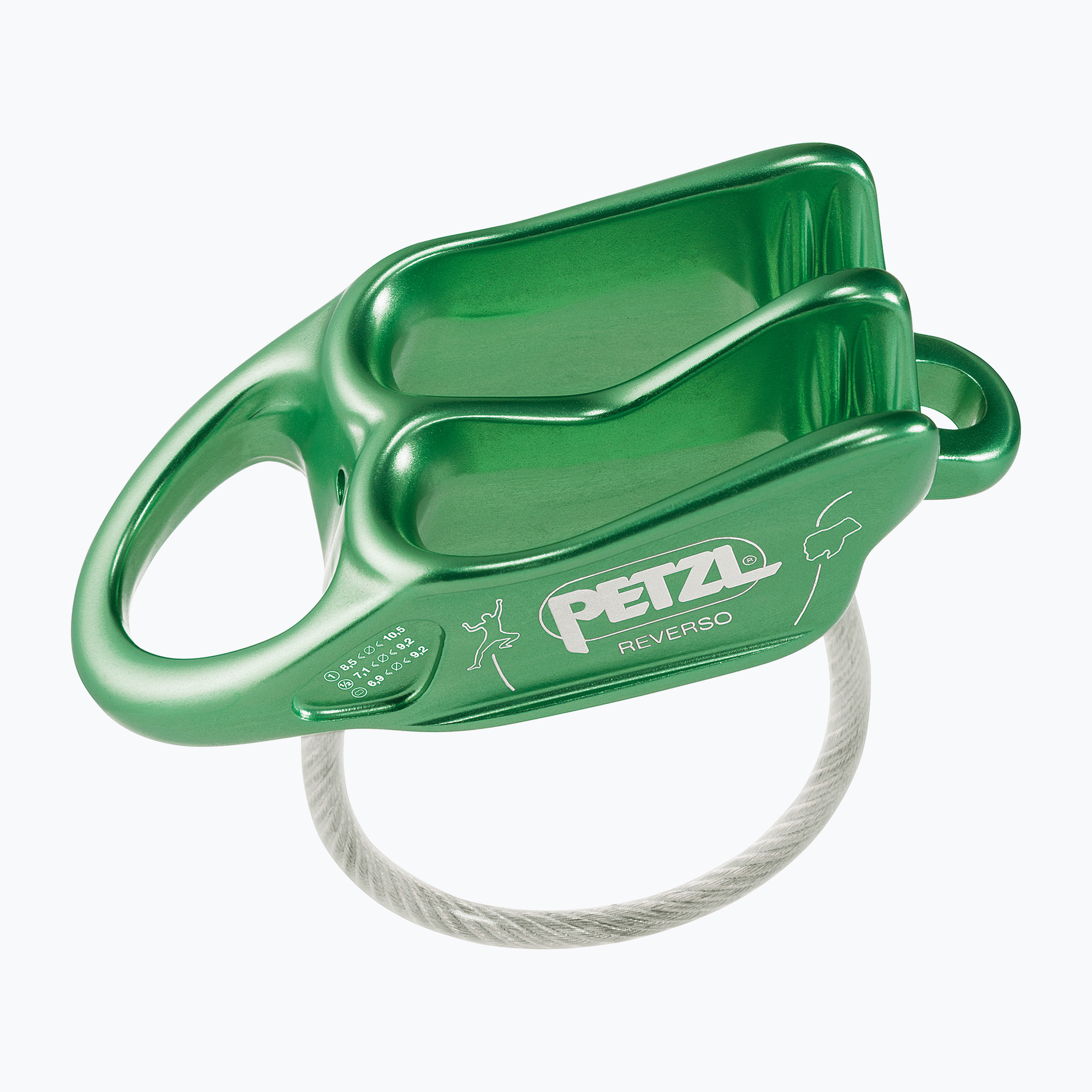 Dispozitiv de asigurare/cățărare Petzl Reverso verde D017AA01