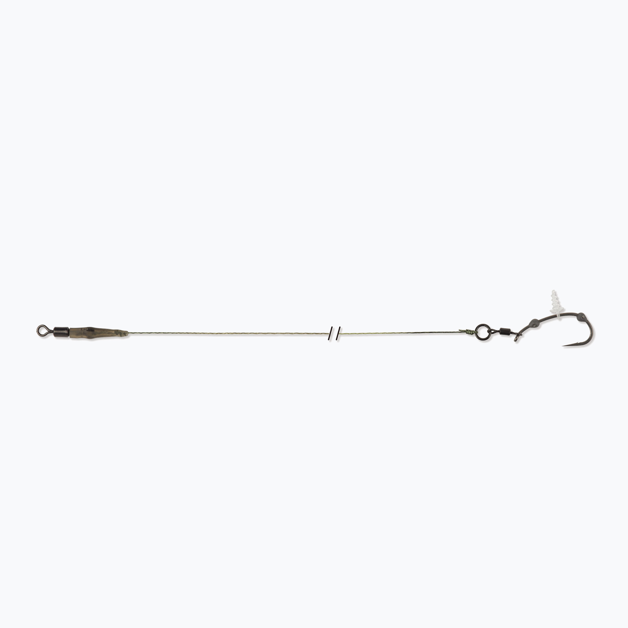 Carp Spirit 360 Rig Barbed 25Lb crap Leader verde ACS340034 (360 Rig Barbed 25Lb ACS340034)