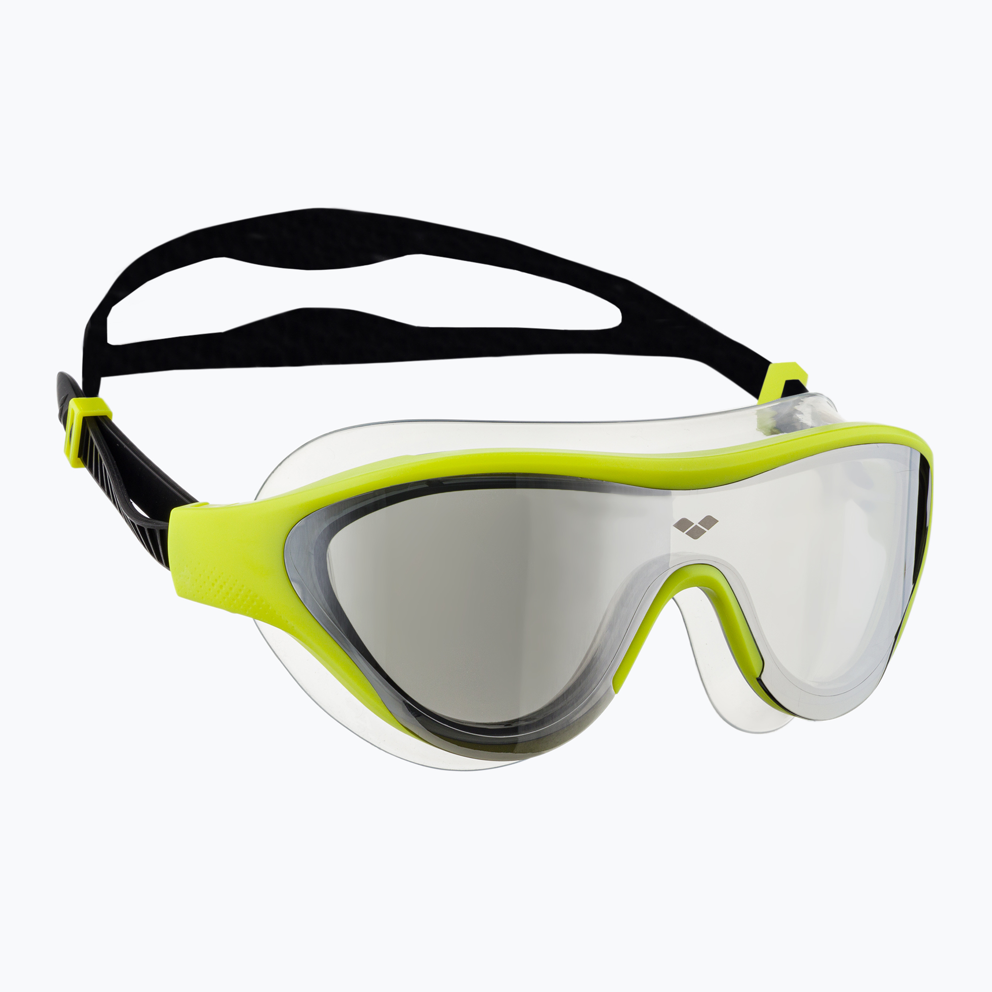 Mască de înot arena The One Mask Mirror silver/soft green/black (The One Mask Mirror 004308)
