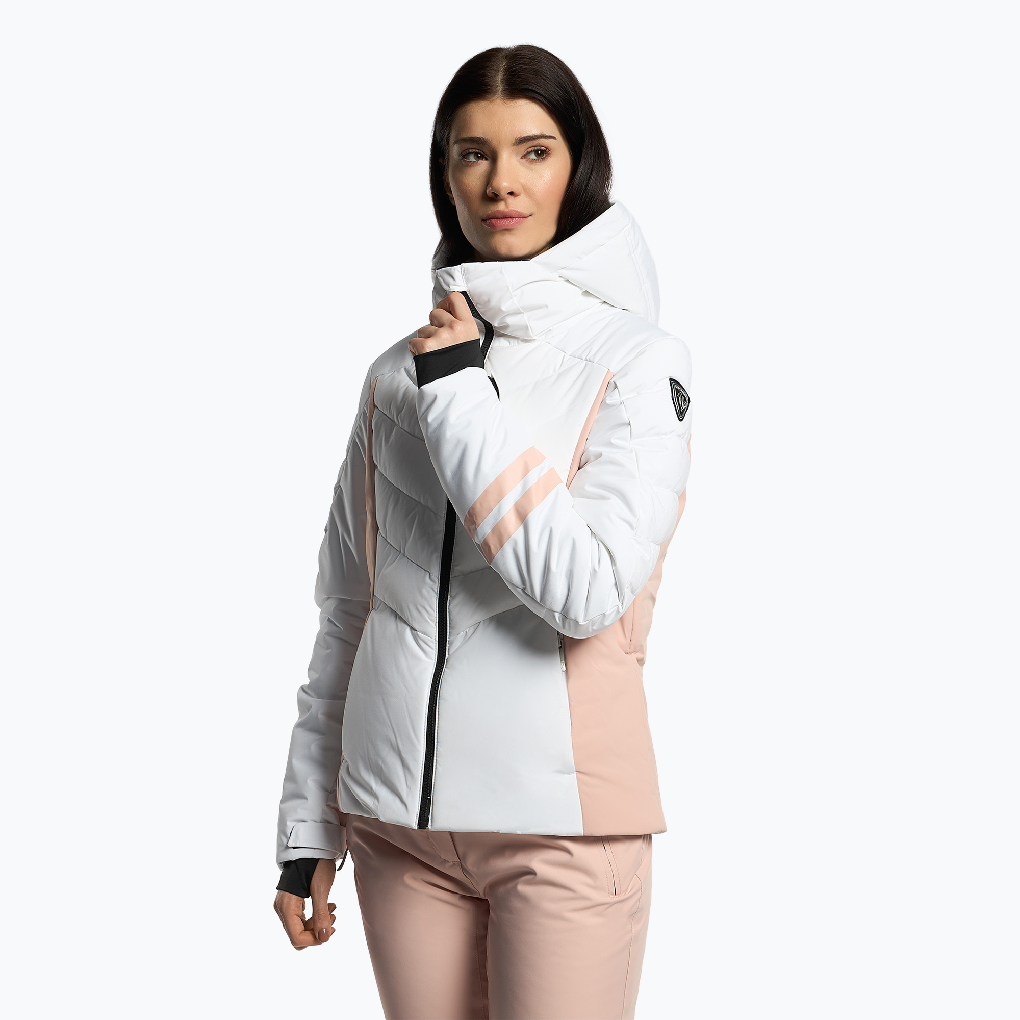 Jachetă de schi pentru femei Rossignol Courbe Optic white