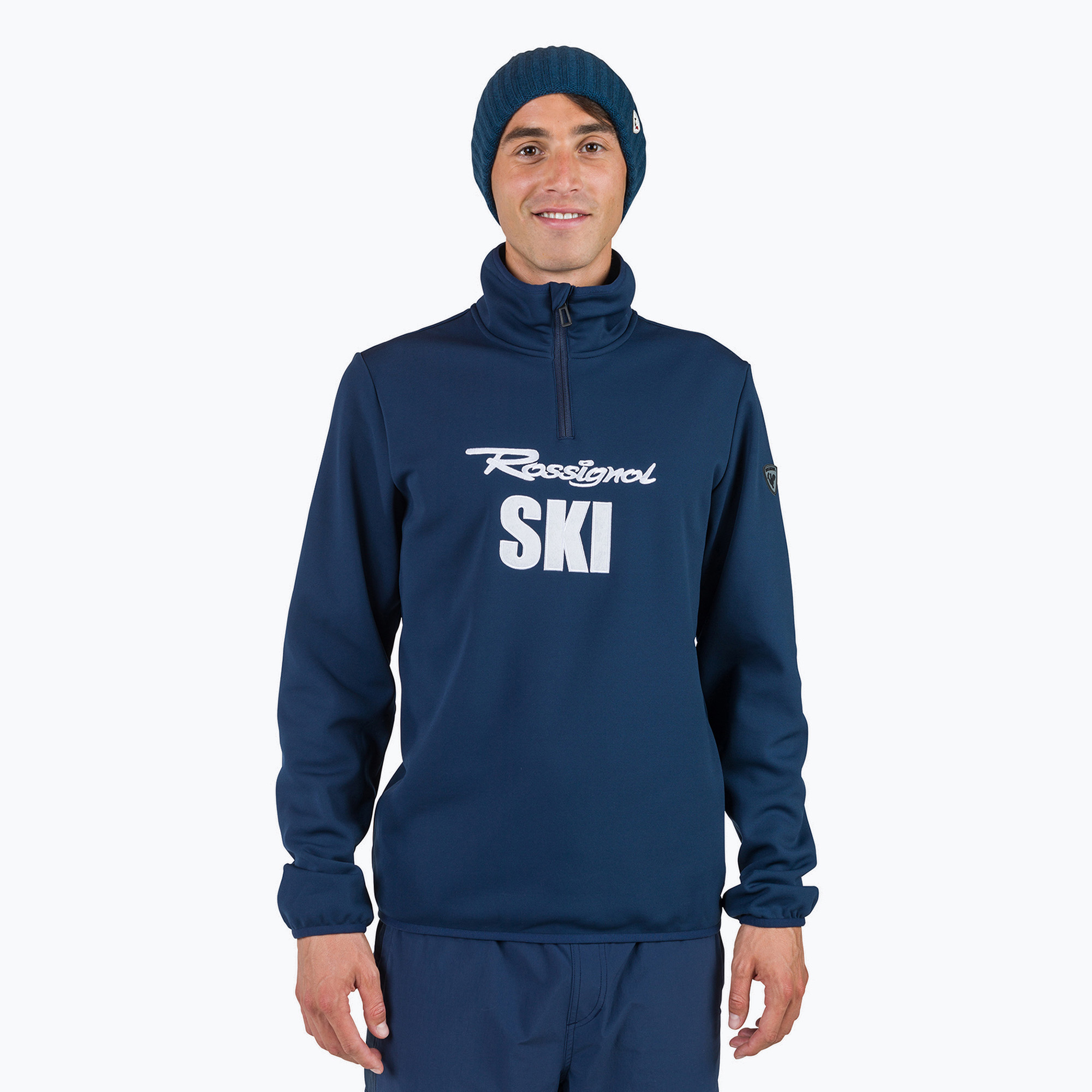 Bluză pentru bărbați Rossignol Signature Ski Hz Fleece dark navy (Signature Ski Hz Fleece RLNML16_715)