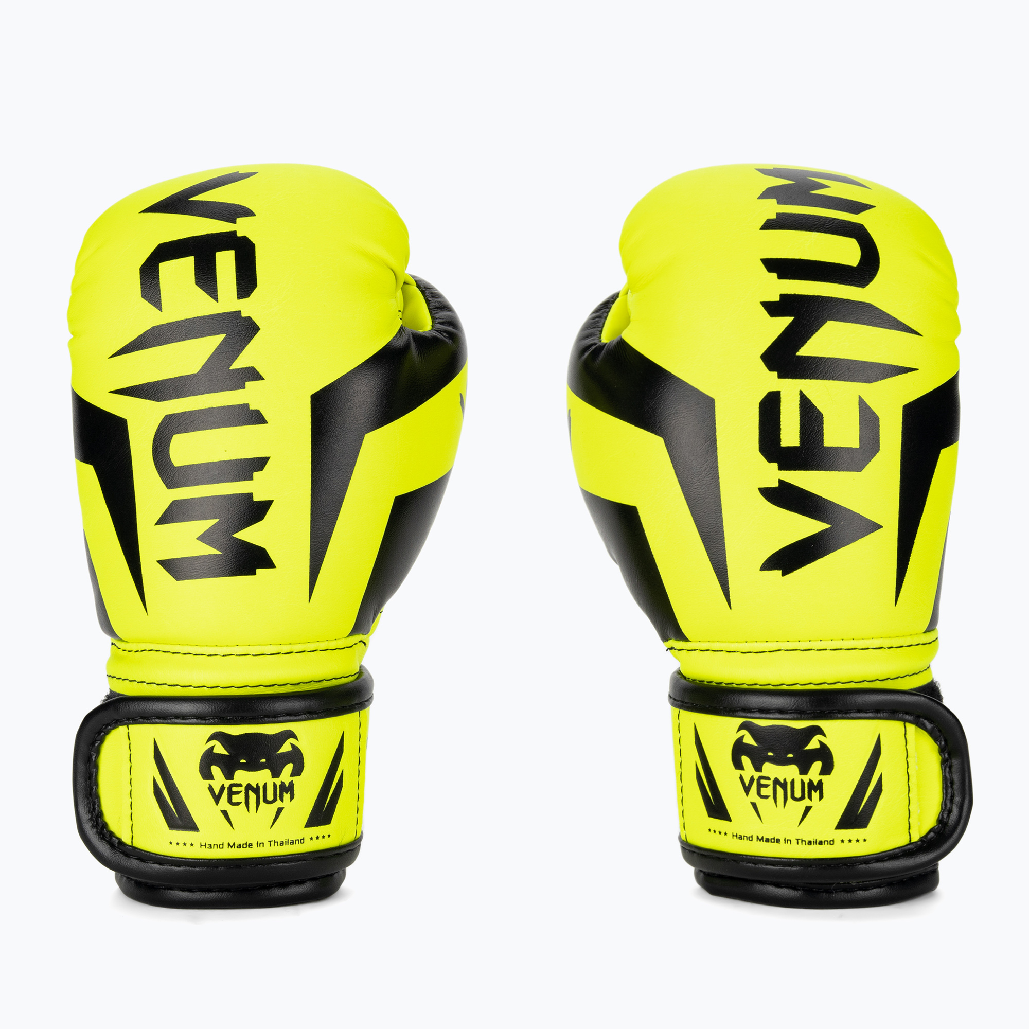 Mănuși de box pentru copii Venum Elite Boxing neo yellow