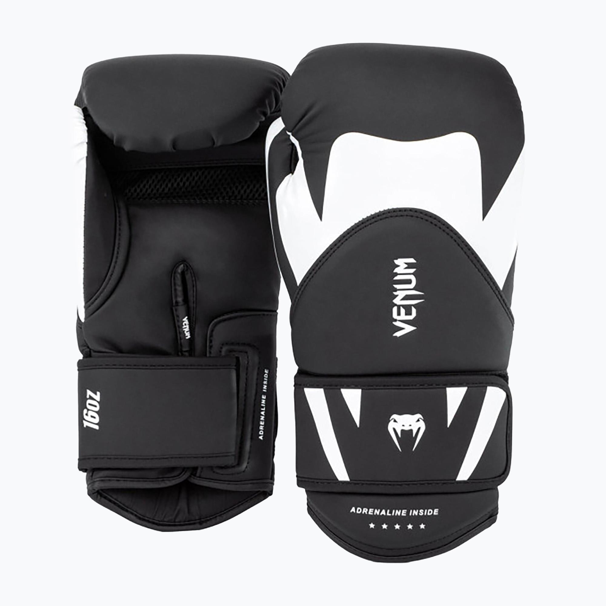 Mănuși de box pentru bărbați Venum Challenger 4.0 black/white (Challenger 4.0 05141)