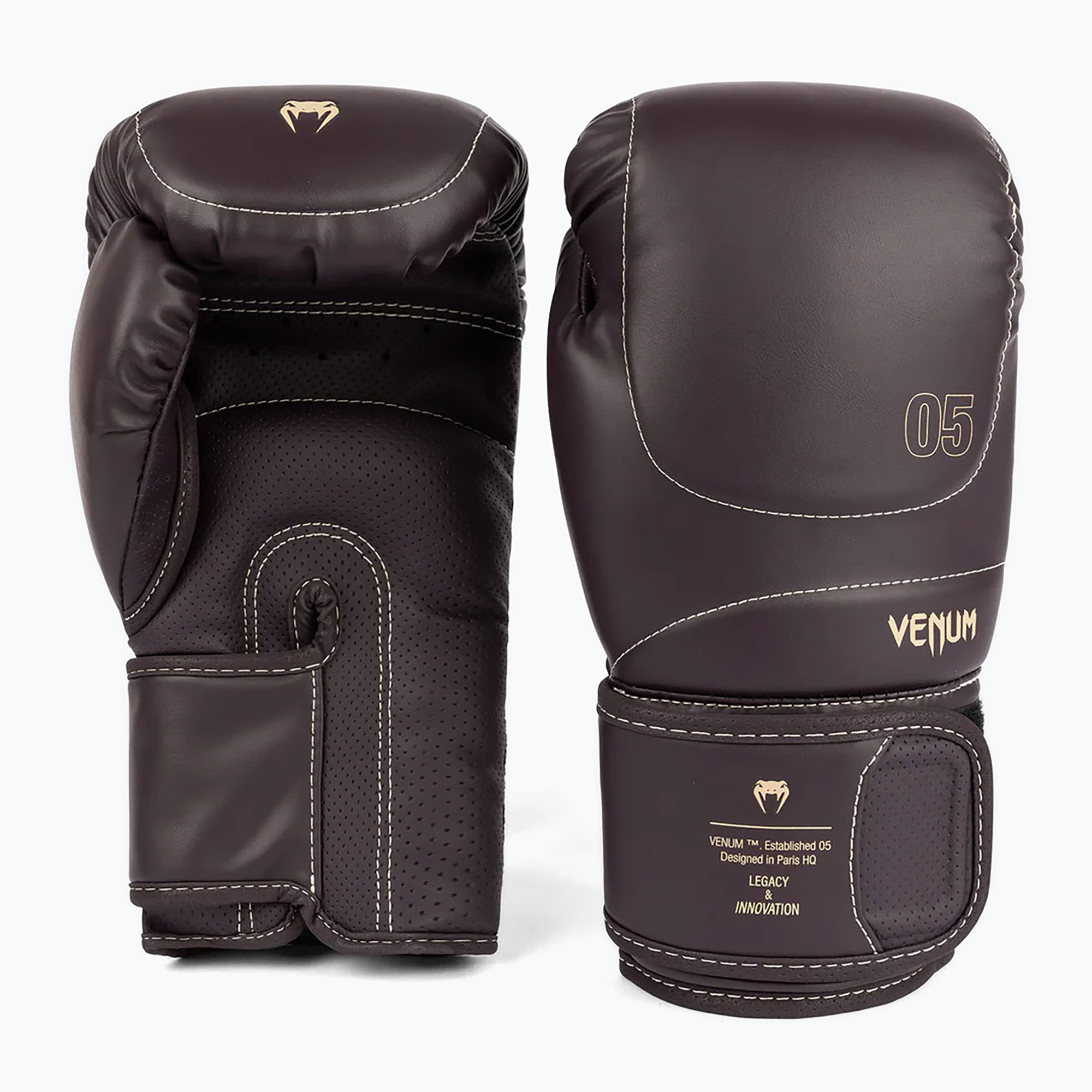 Mănuși de box pentru bărbați Venum Impact Evo Boxing Gloves 14 OZ chocolate (Impact Evo Boxing Gloves VENUM-05061-035)