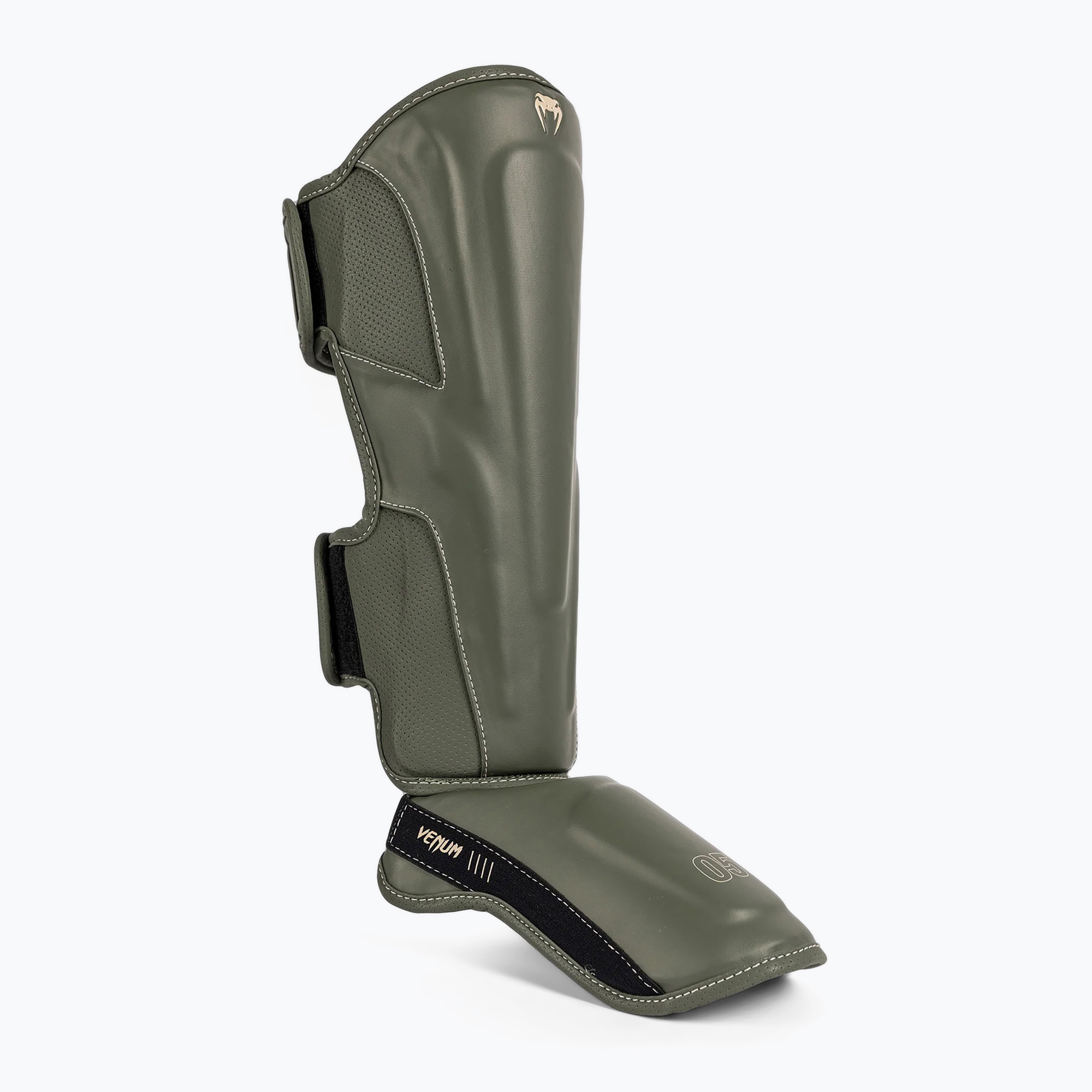 Apărători de tibie pentru bărbați Venum Impact Evo military green (Impact Evo Shinguards VENUM-05062-015)