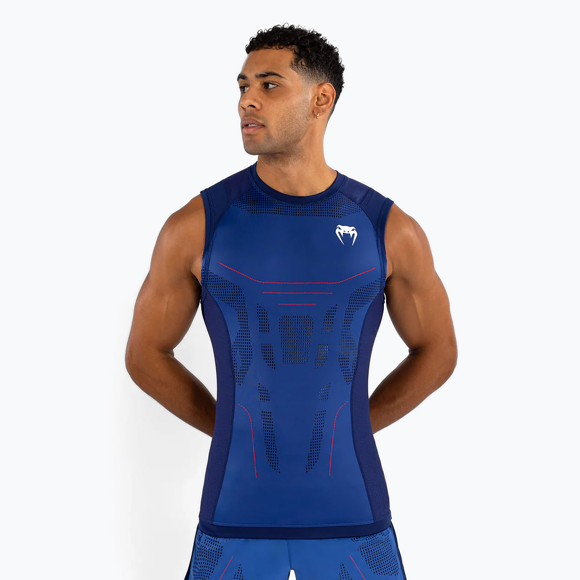 Rashguard tank top pentru bărbațiVenum Technical 3.0 Sleeveless Rashguard night blue (Technical 3.0 Sleeveless Rashguard VENUM-05361-004)