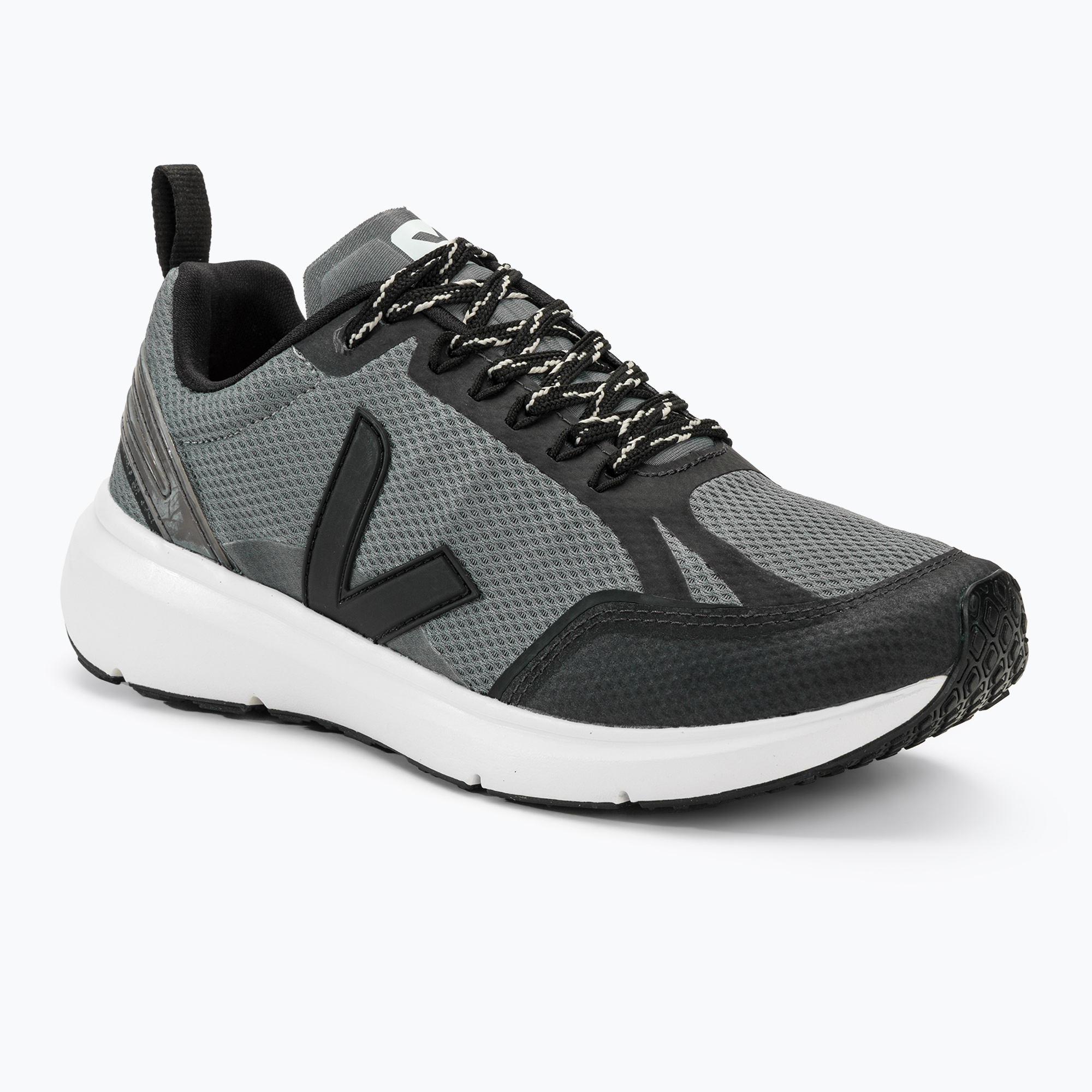 Pantofi de alergare Veja Condor 2 Alveomesh beton/negru pentru bărbați Veja Condor 2 Alveomesh (Condor 2 CL0102594B410)