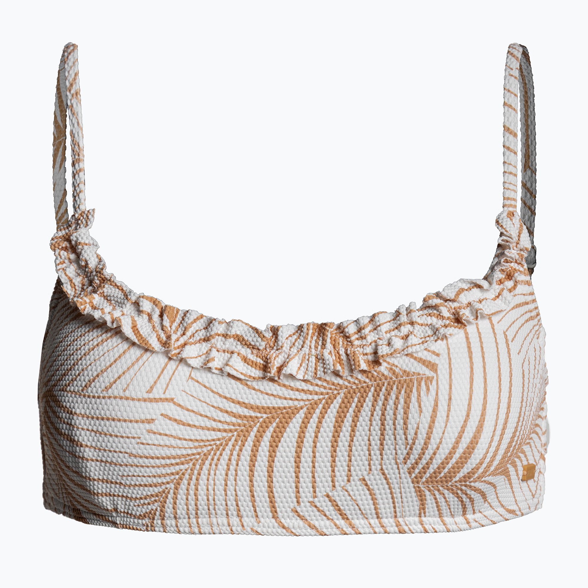 Costum de baie top ROXY Palm Tree Dream Bralette 2021 toast/palm tree (Palm Tree Dreams ERJX304616-CJJ7)