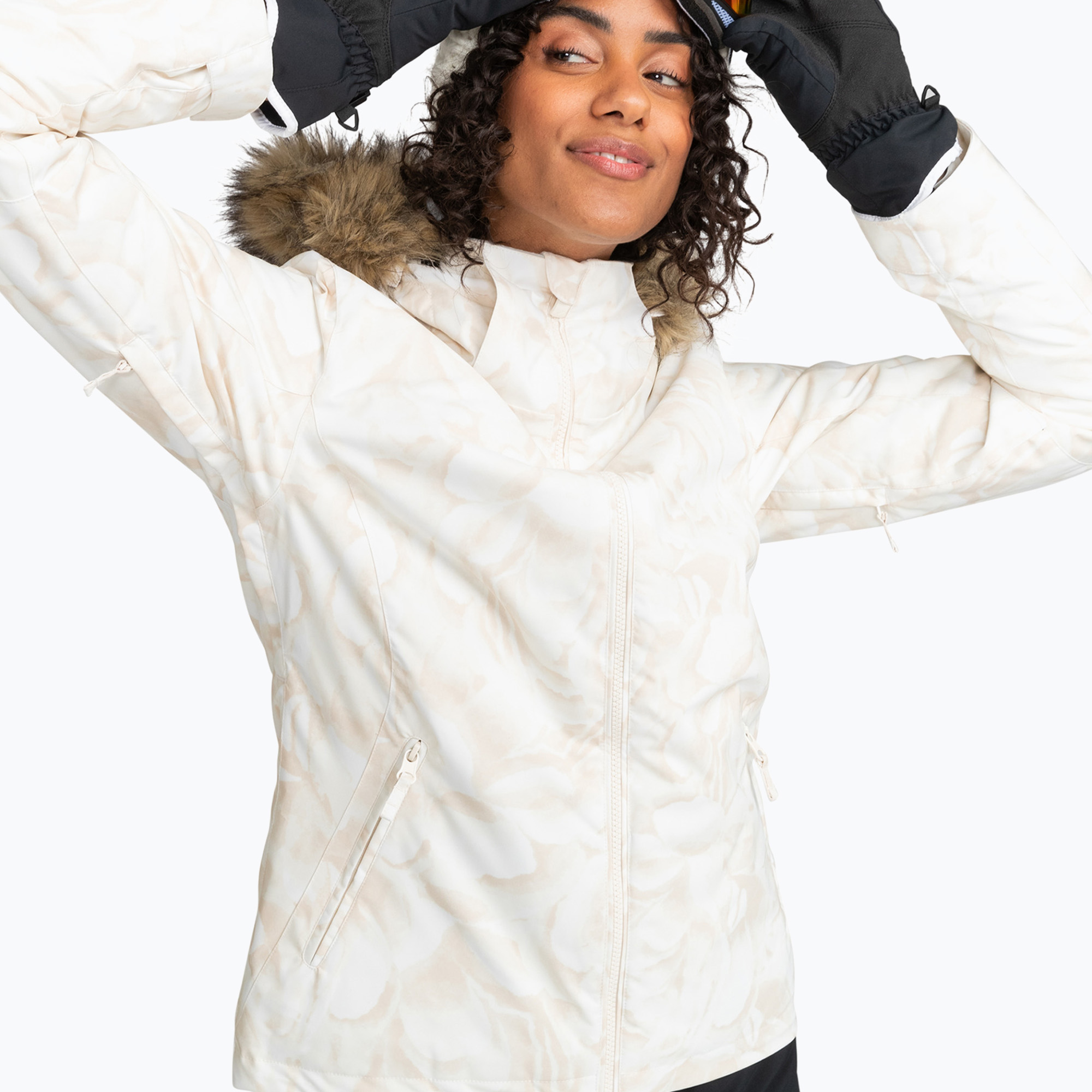 Jachetă de snowboard pentru femei ROXY Jet Ski Jet Ski egret glow
